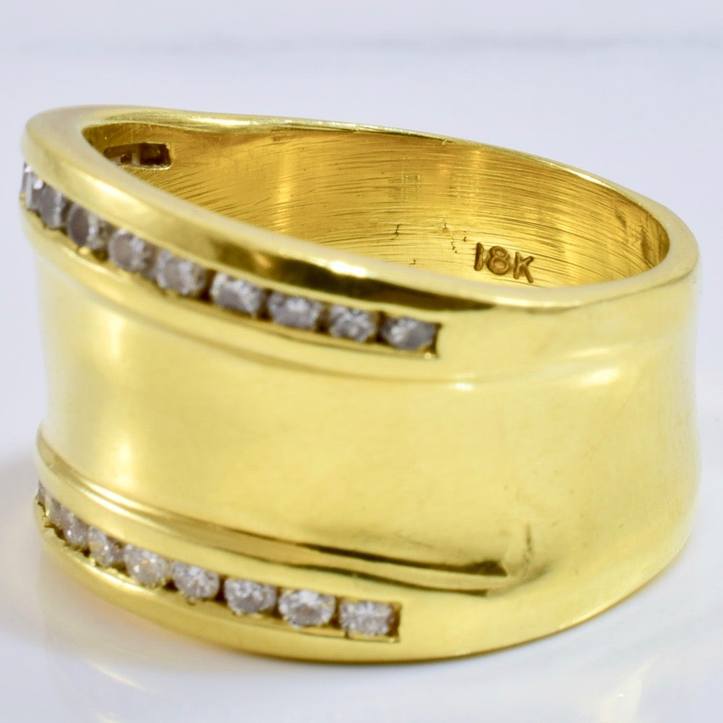 Thick Diamond Band | 0.56 ctw SZ 6.75 |