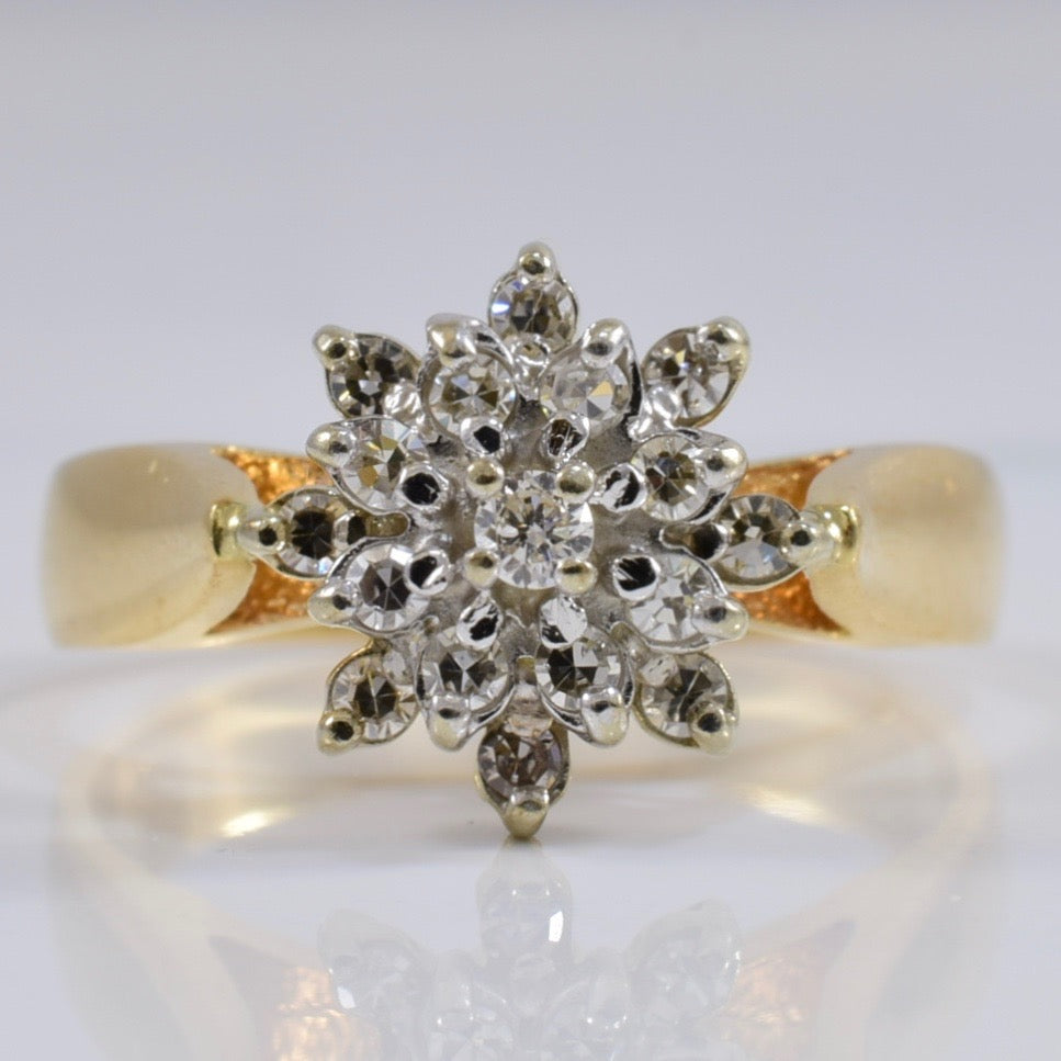 Diamond Cluster Ring | 0.25 ctw SZ 6 |
