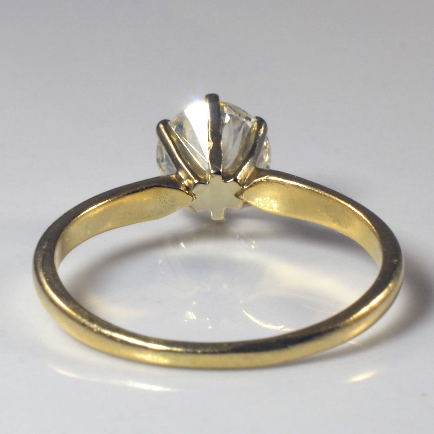 Bague solitaire diamant à six griffes | 1,05 ct | Taille 7,25 |
