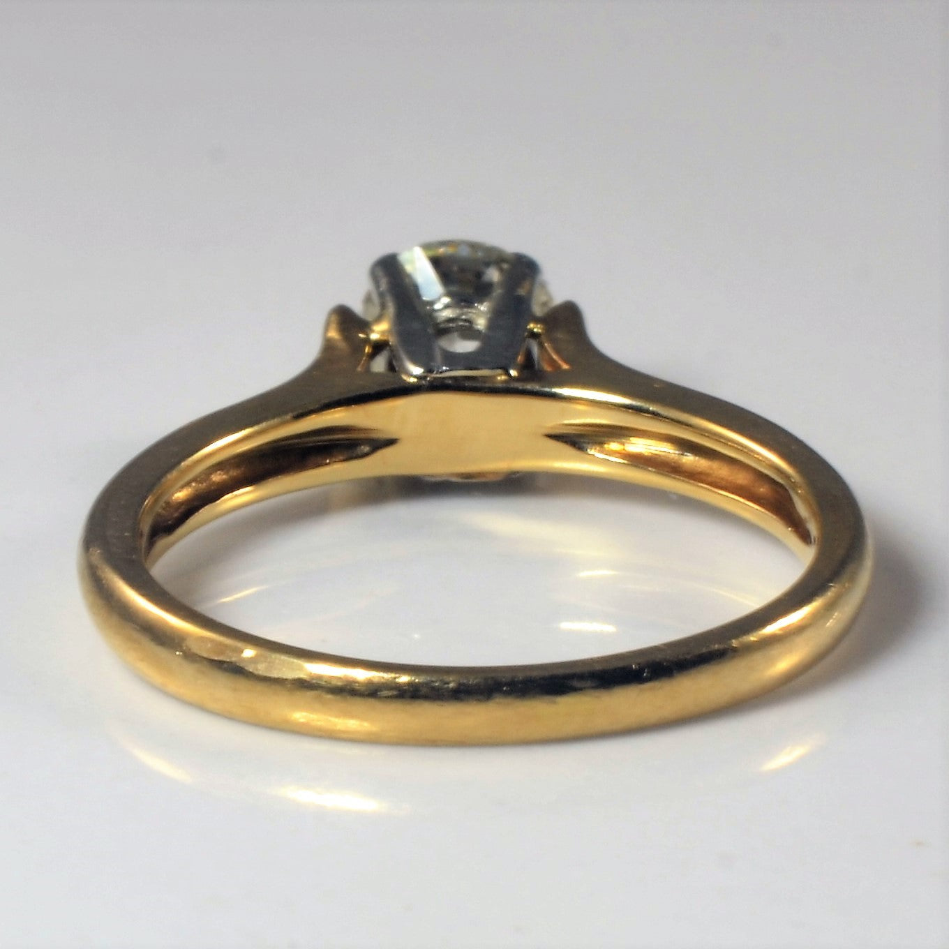 Old European Solitaire Diamond Engagement Ring | 0.52ct | SZ 5.25 |