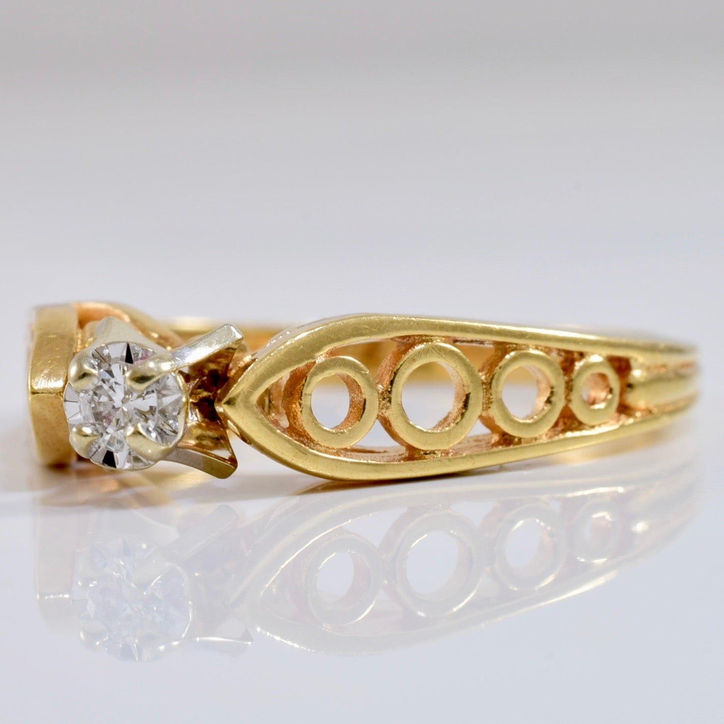 Diamond Engagement Ring | 0.04 ctw SZ 6.5 |