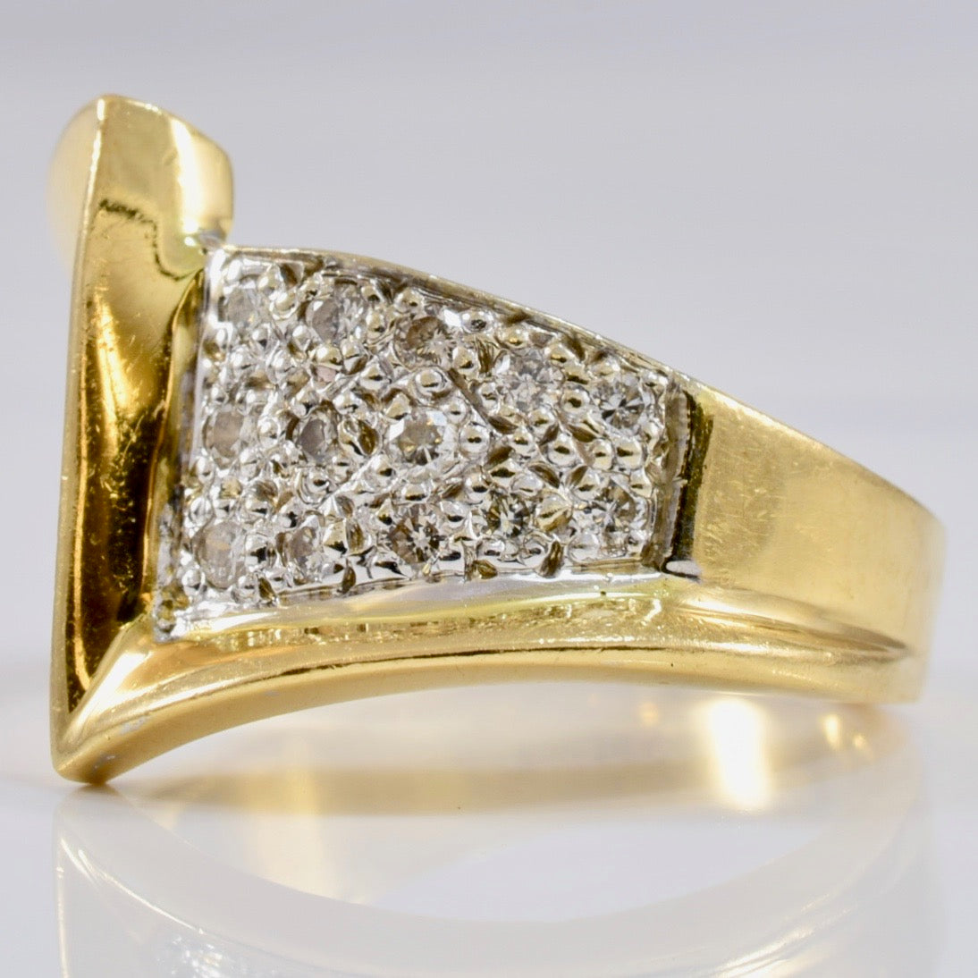 Zig Zag Diamond Cluster Ring | 0.37 ctw SZ 6 |