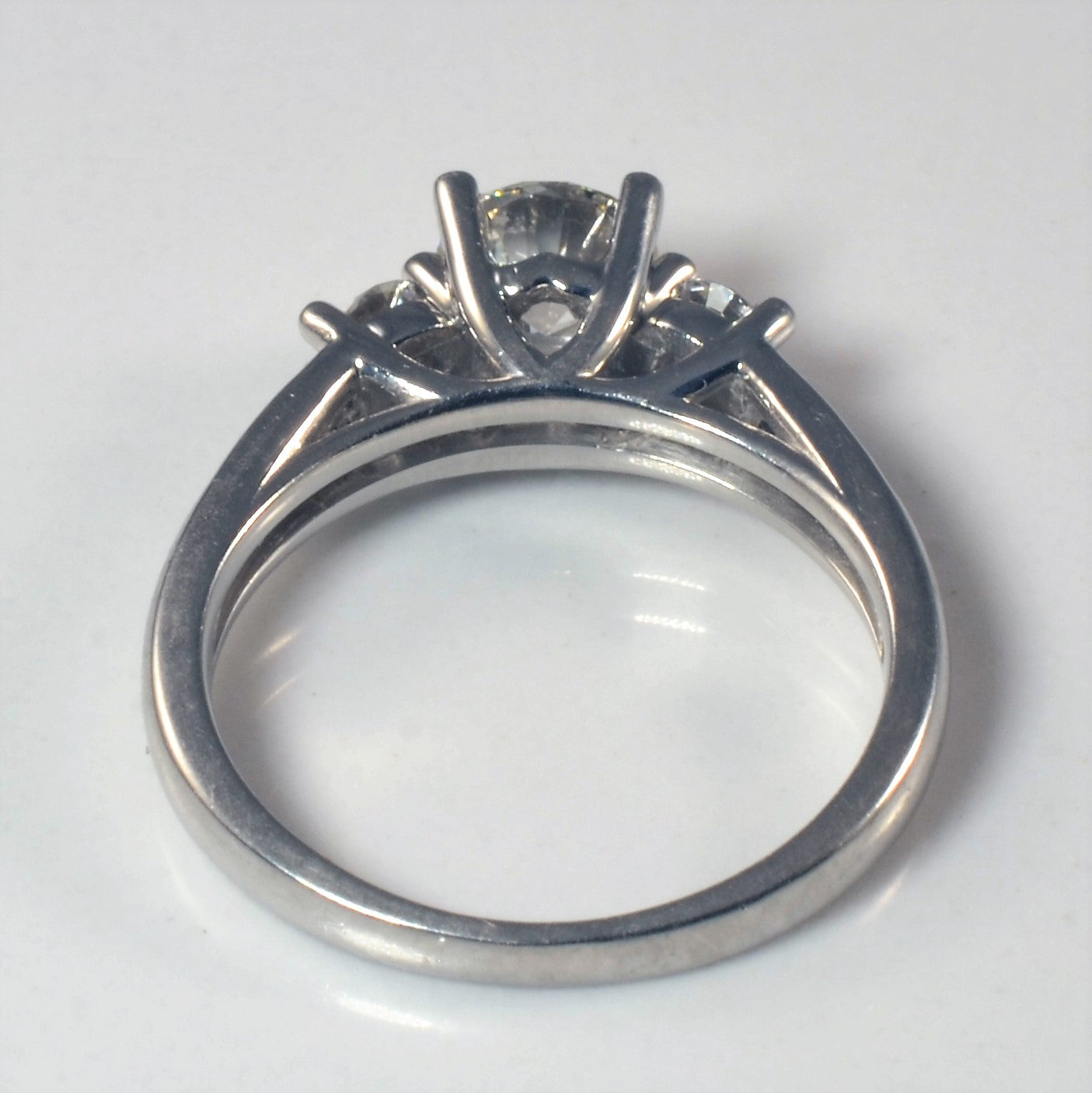 Three Stone Diamond Engagement Ring | 1.03ctw | SZ 5.5 |