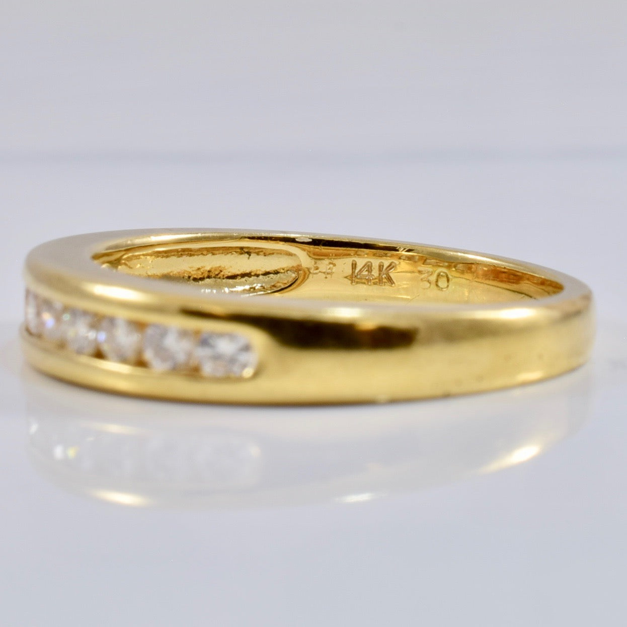 Channel Set Diamond Band | 0.30 ctw SZ 6.5 |