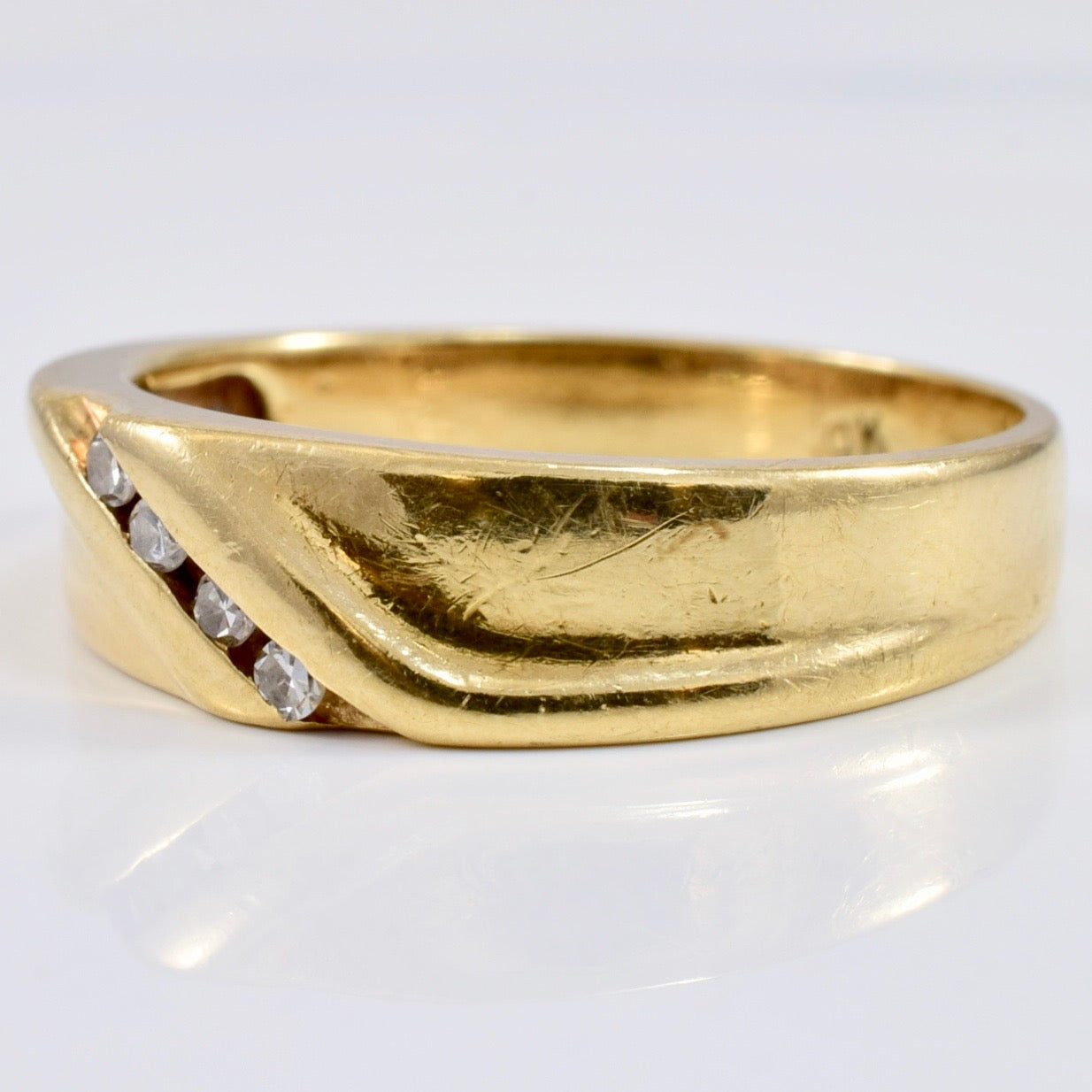 Channel Set Diamond Band | 0.07 ctw SZ 8.75 |