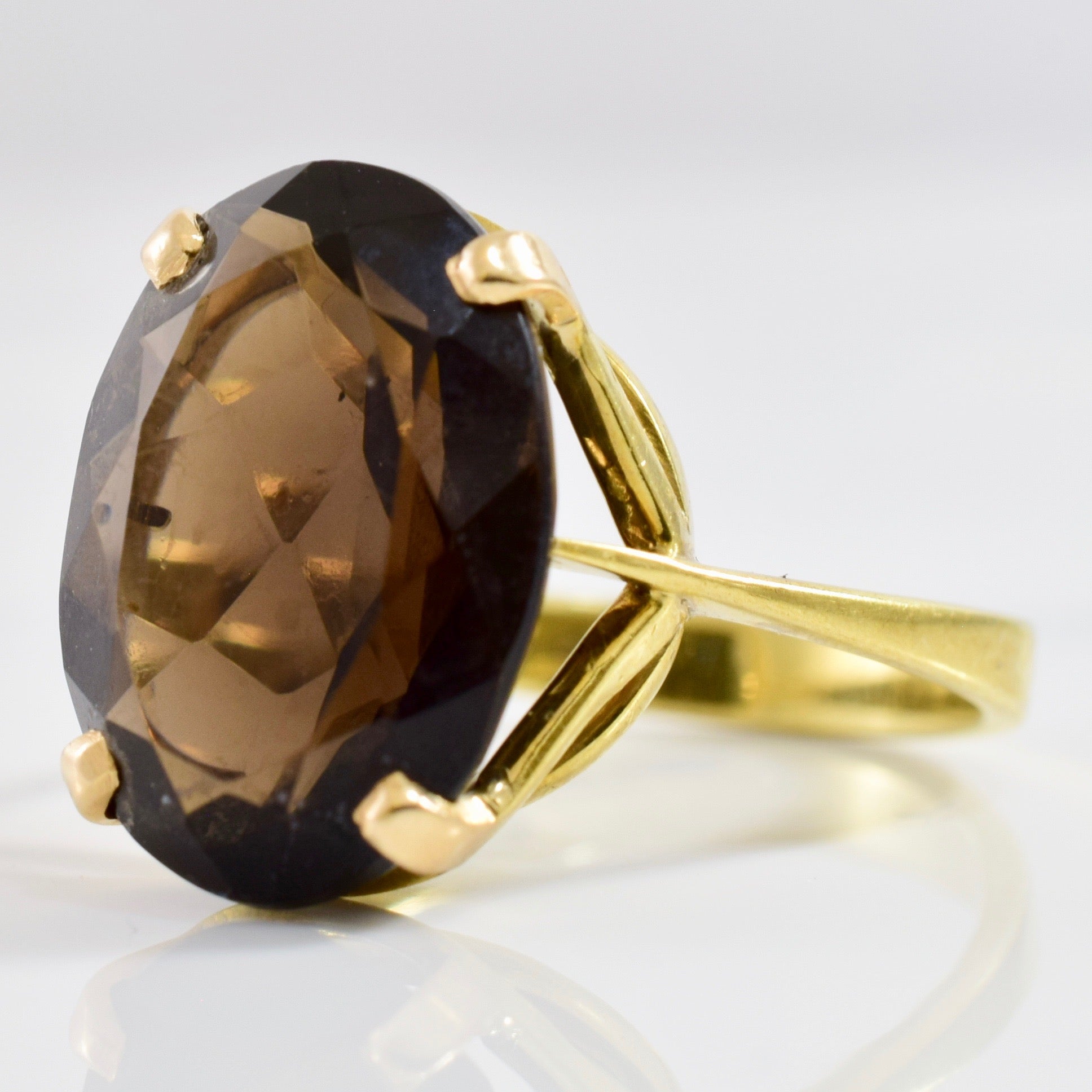 Solitaire Smoky Quartz Ring | SZ 7.25 |