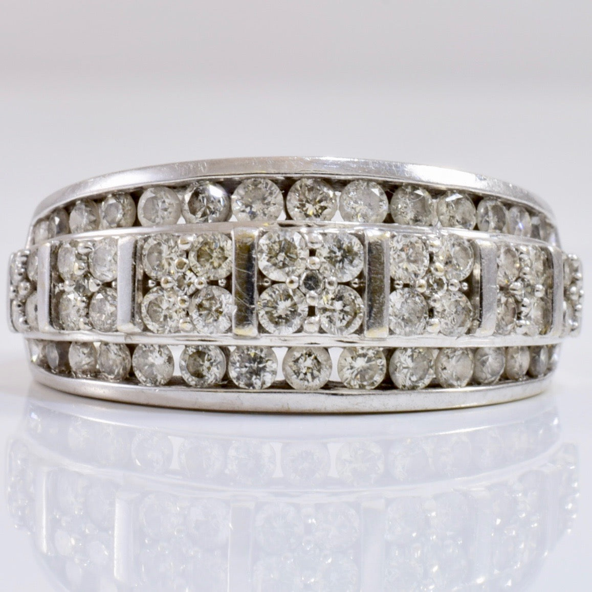 Diamond Cluster Band | 0.83 ctw SZ 5.25 |