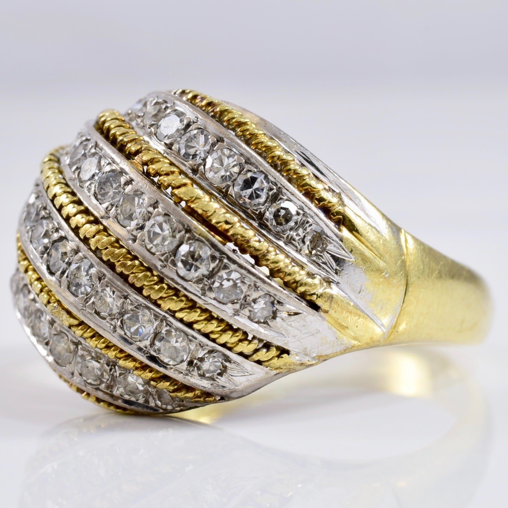 Channel Set Diamond Ring | 0.53 ctw SZ 8.5 |