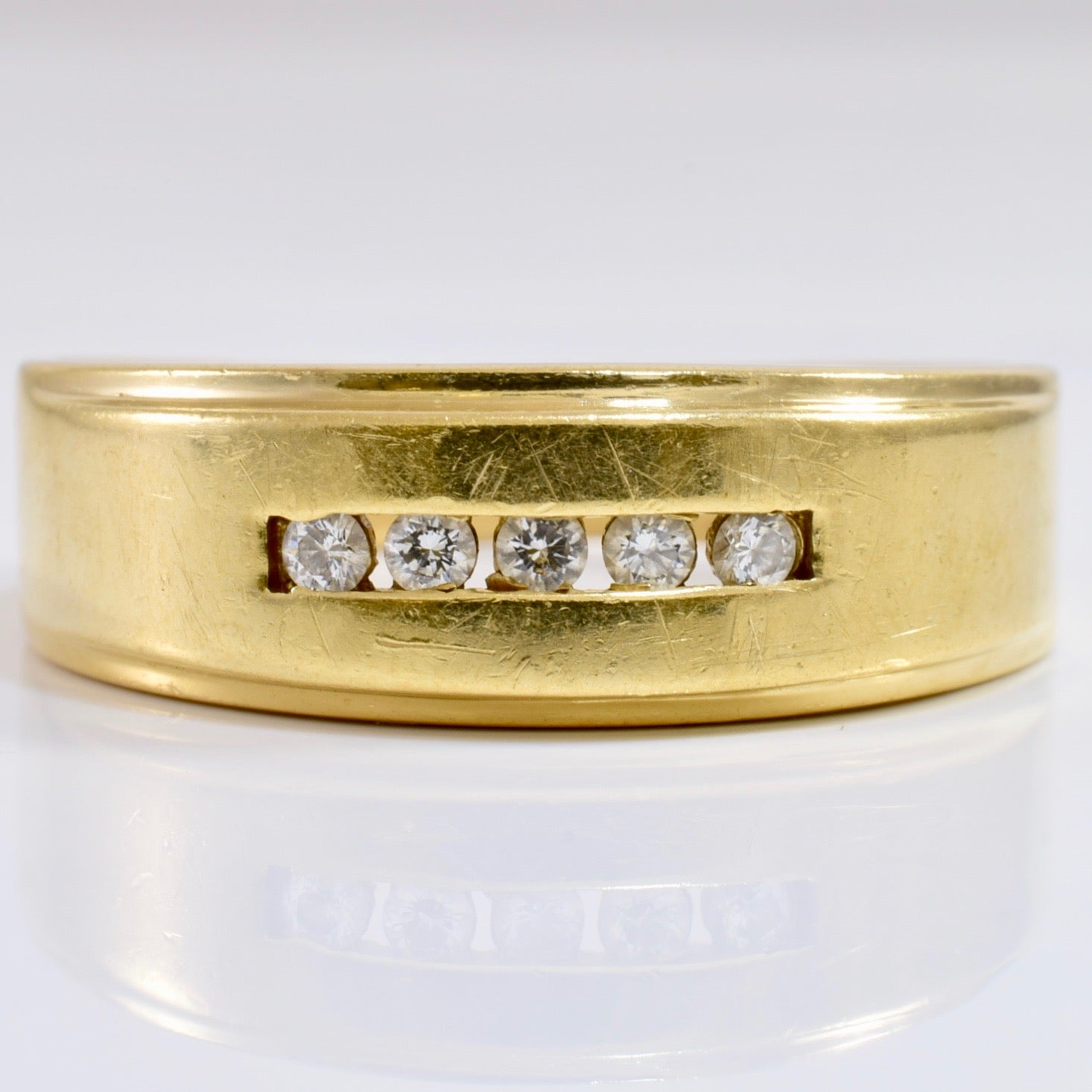 Channel Set Diamond Band | 0.11 ctw SZ 11.5 |