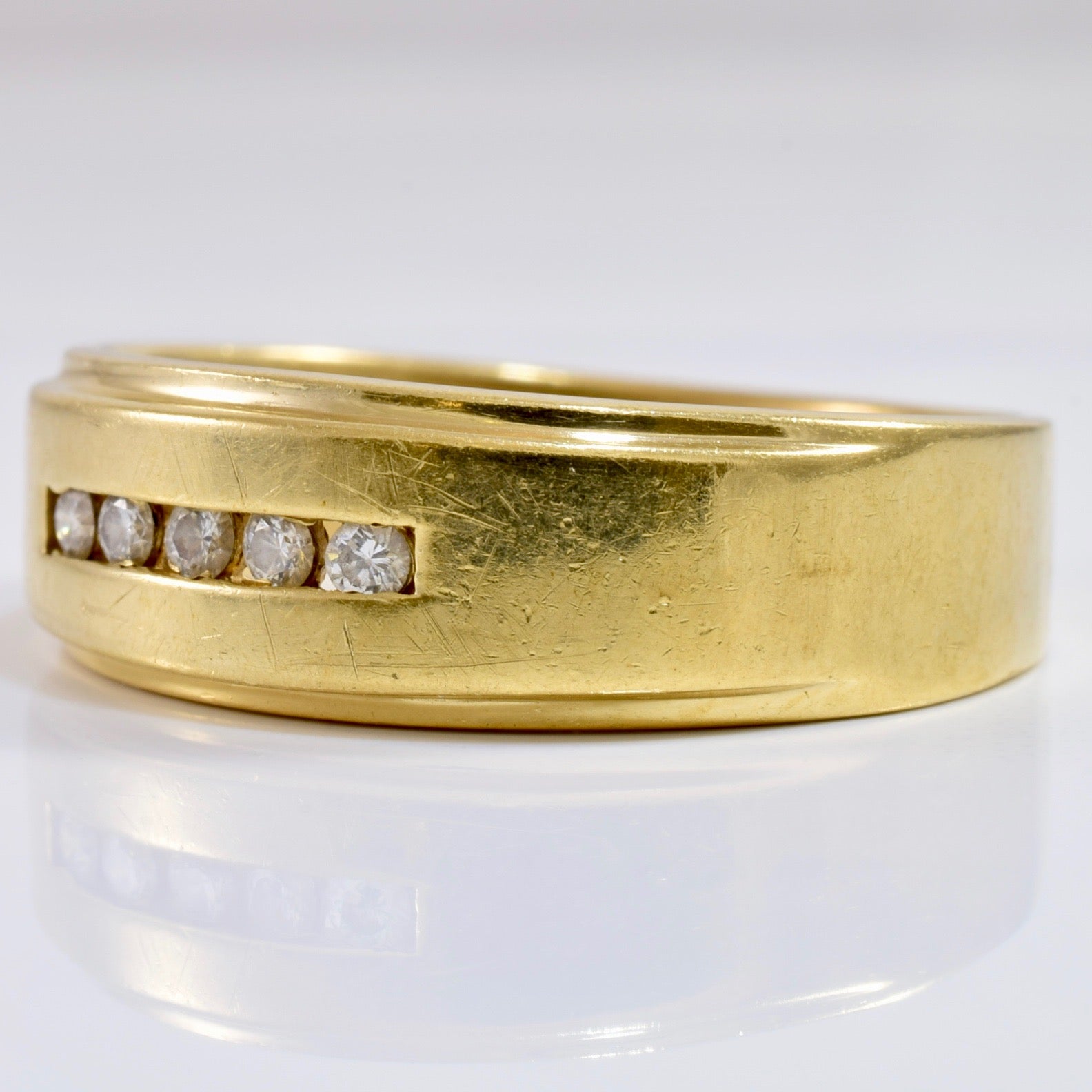 Channel Set Diamond Band | 0.11 ctw SZ 11.5 |