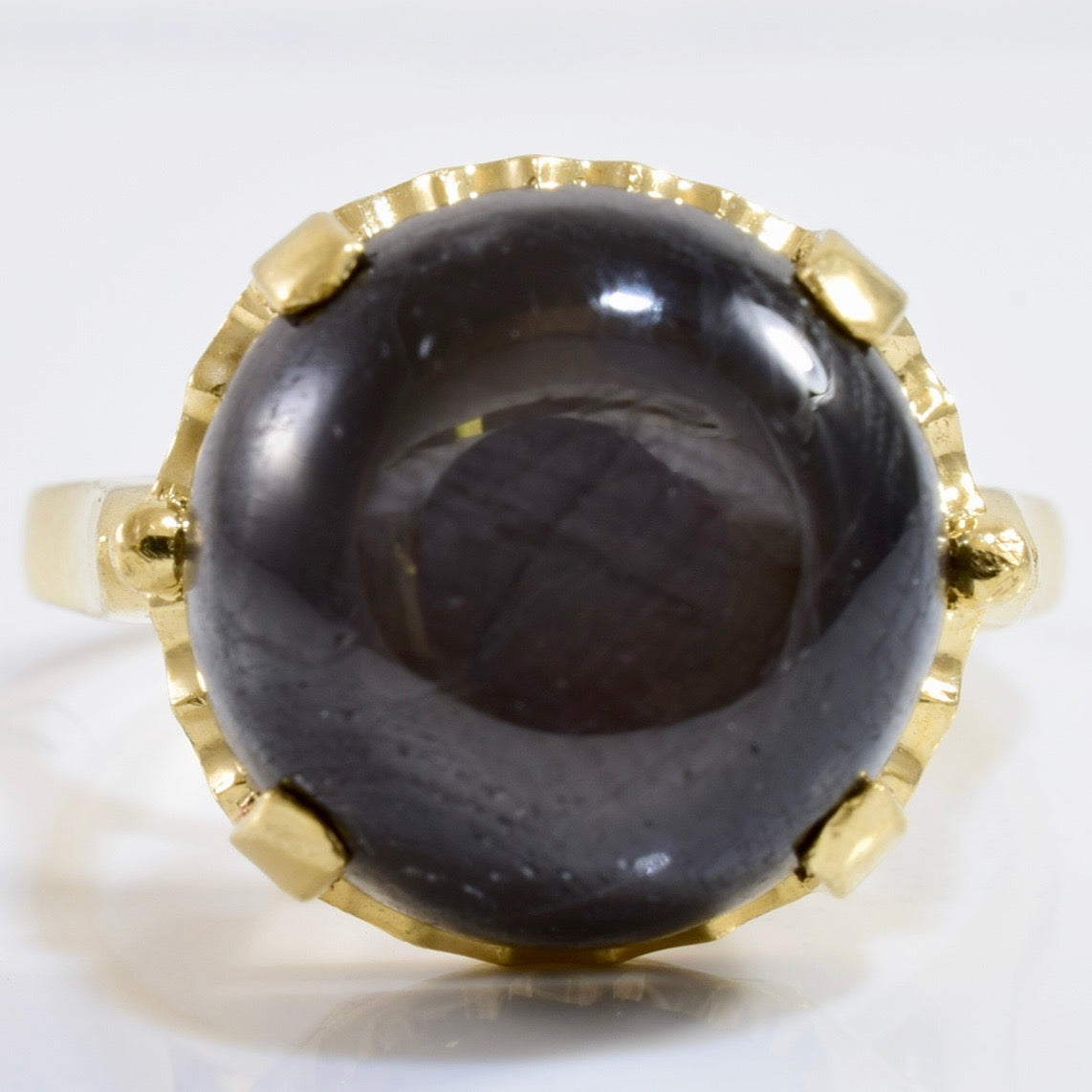 Bague saphir étoile noire | Taille 5 |
