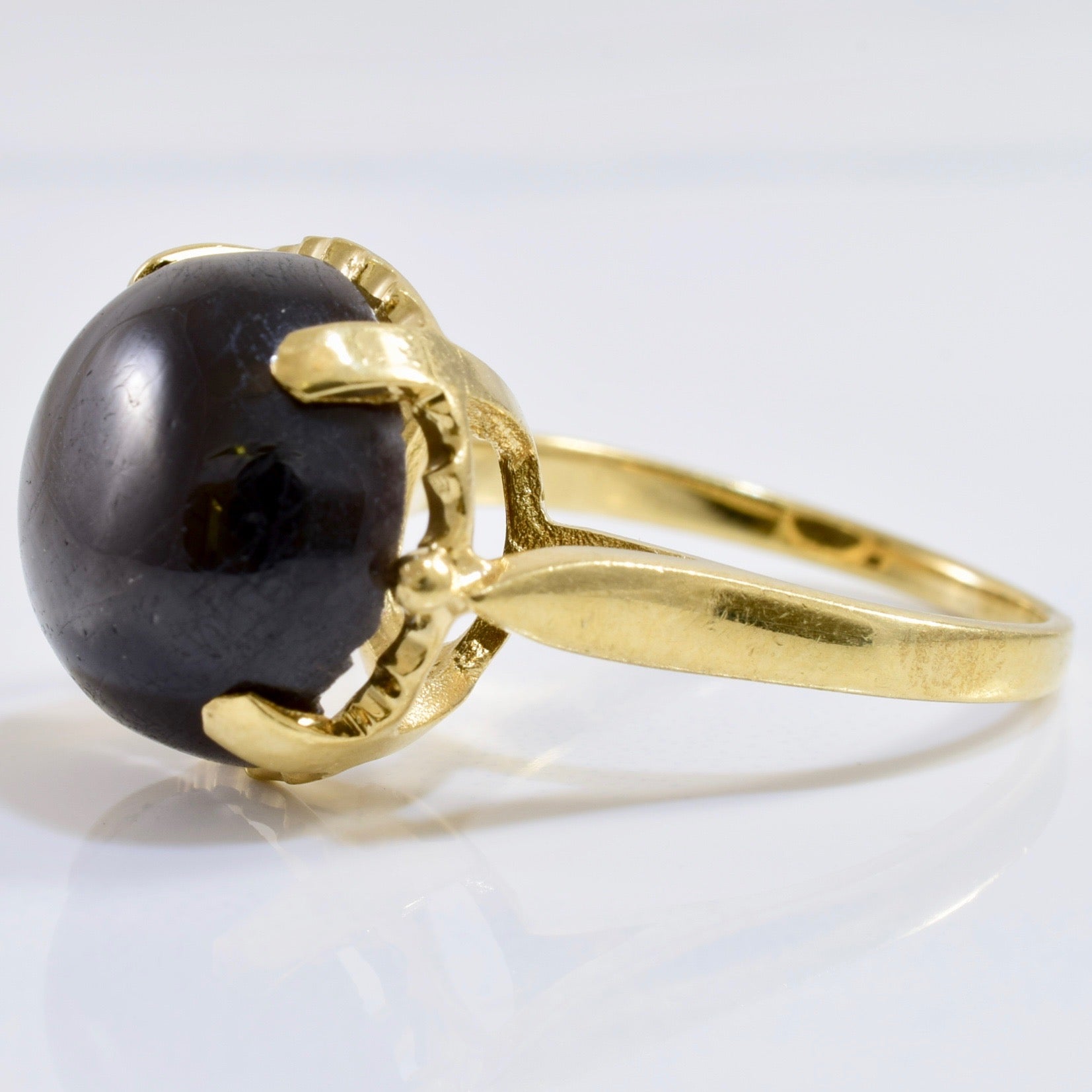 Bague saphir étoile noire | Taille 5 |
