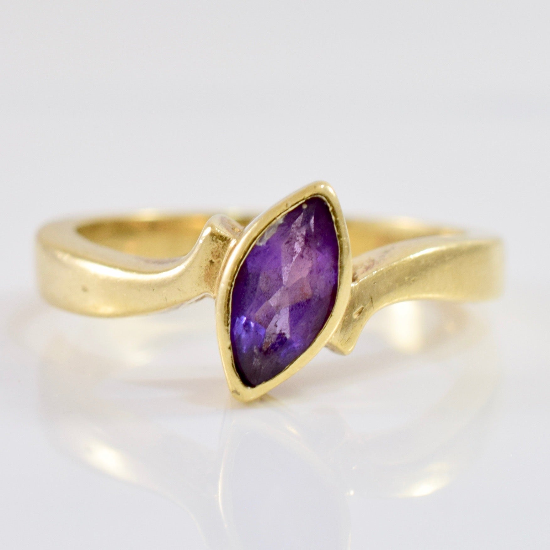 Bypass Amethyst Ring | 0.37 ct SZ 7.25 |