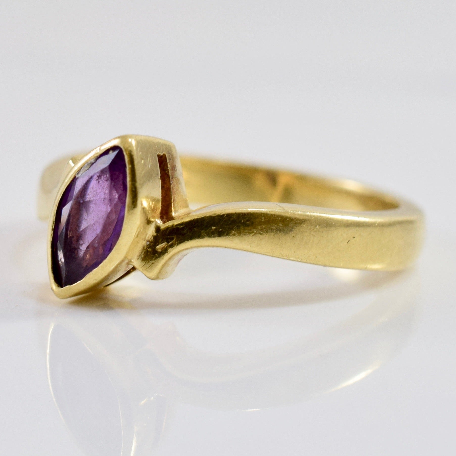 Bypass Amethyst Ring | 0.37 ct SZ 7.25 |