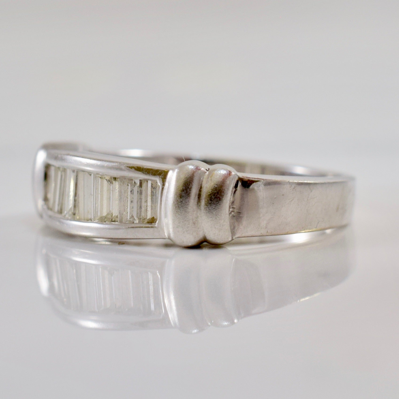 Channel Set Baguette Diamond Ring | 0.35 ctw Sz 5.5 |