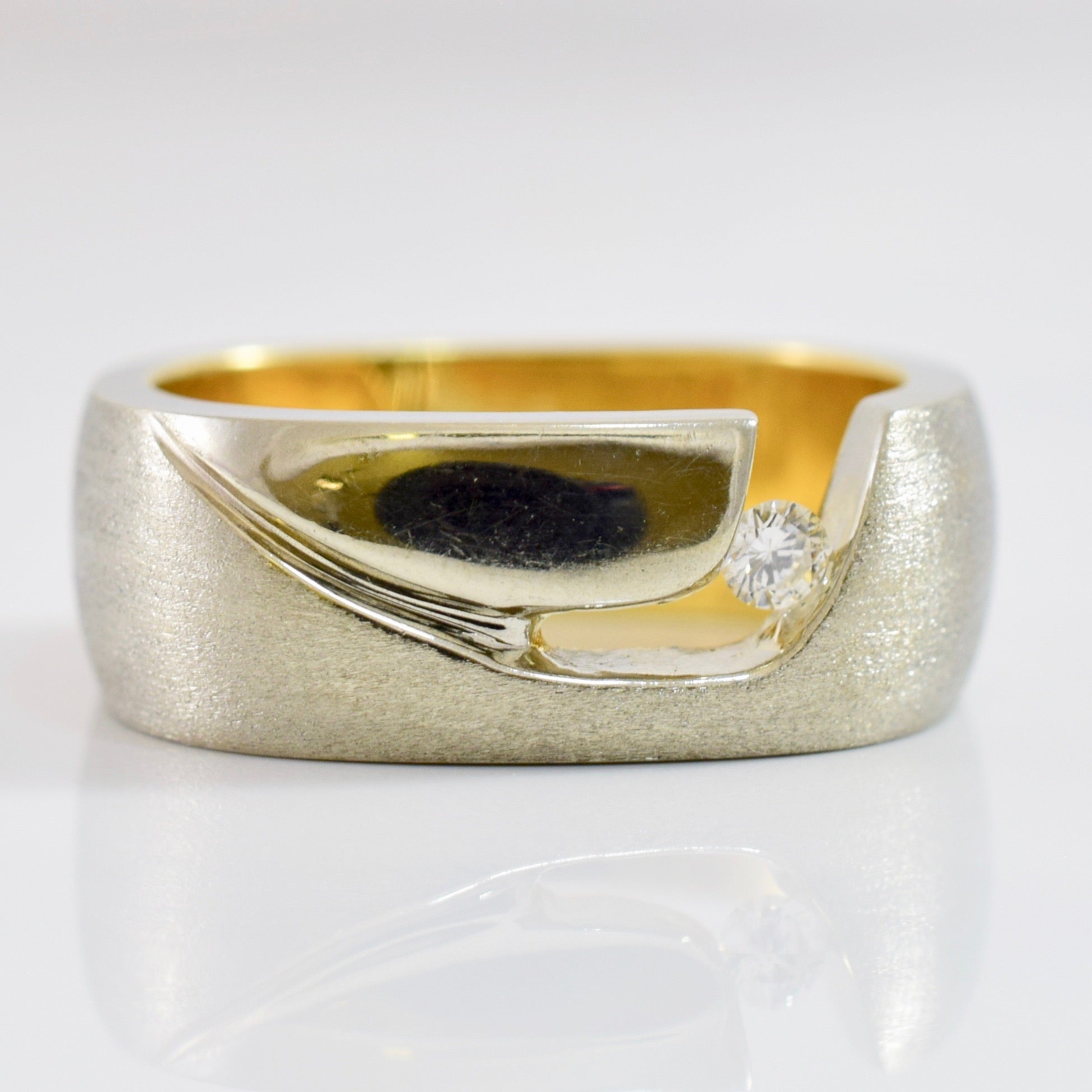 Tension Set Diamond Band | 0.06 ctw SZ 8 |