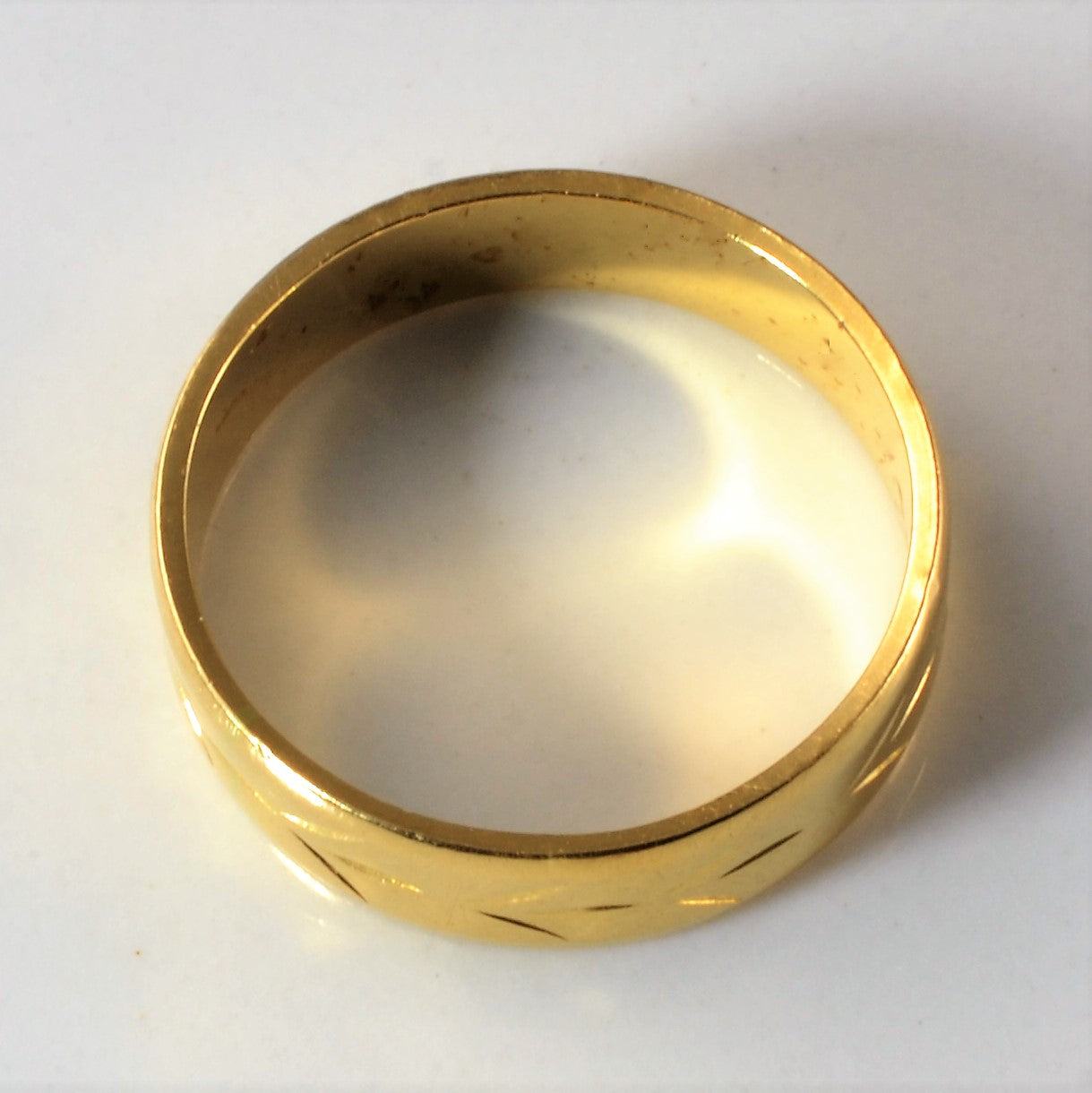 1960s Patterned Gold Band | SZ 7.25 |