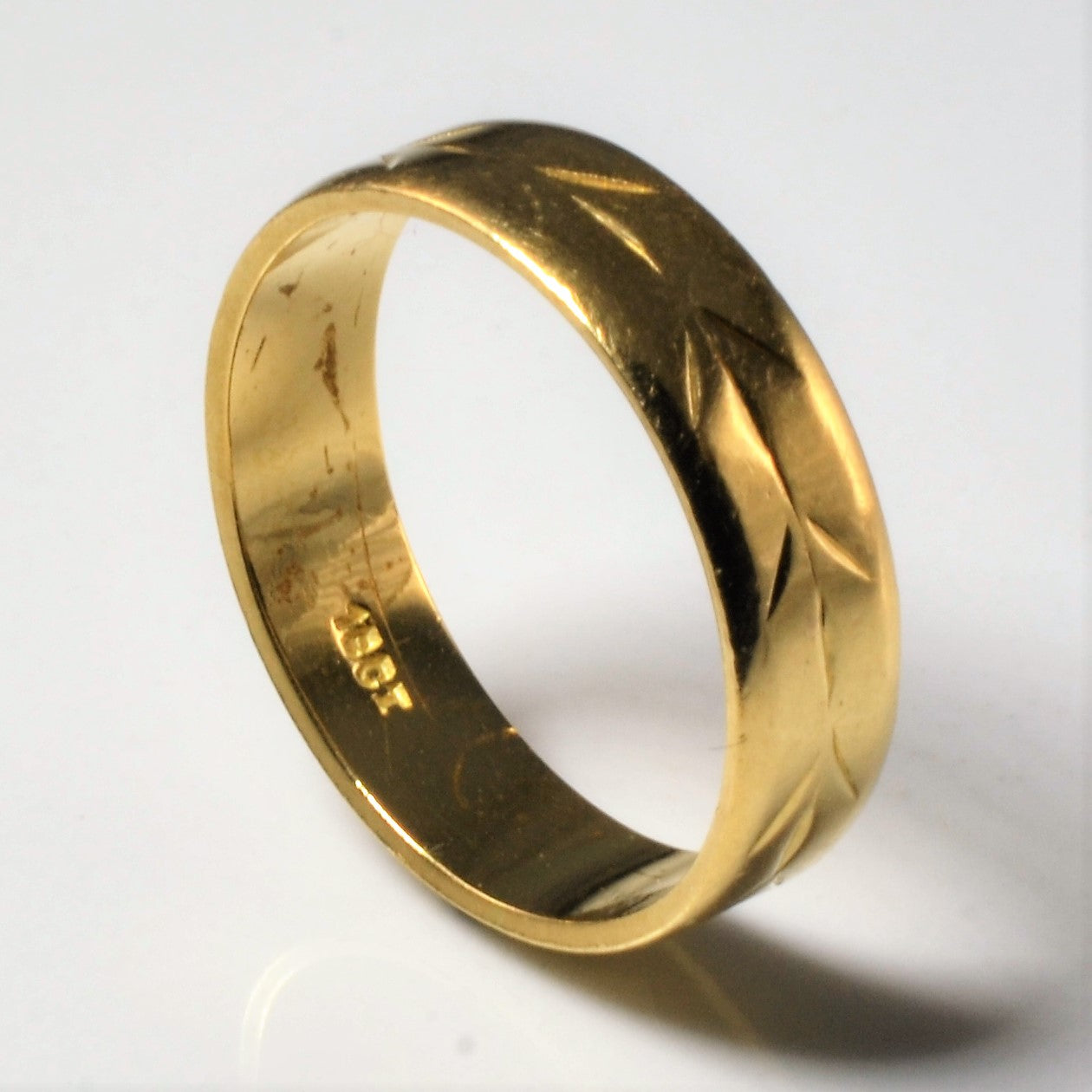 1960s Patterned Gold Band | SZ 7.25 |