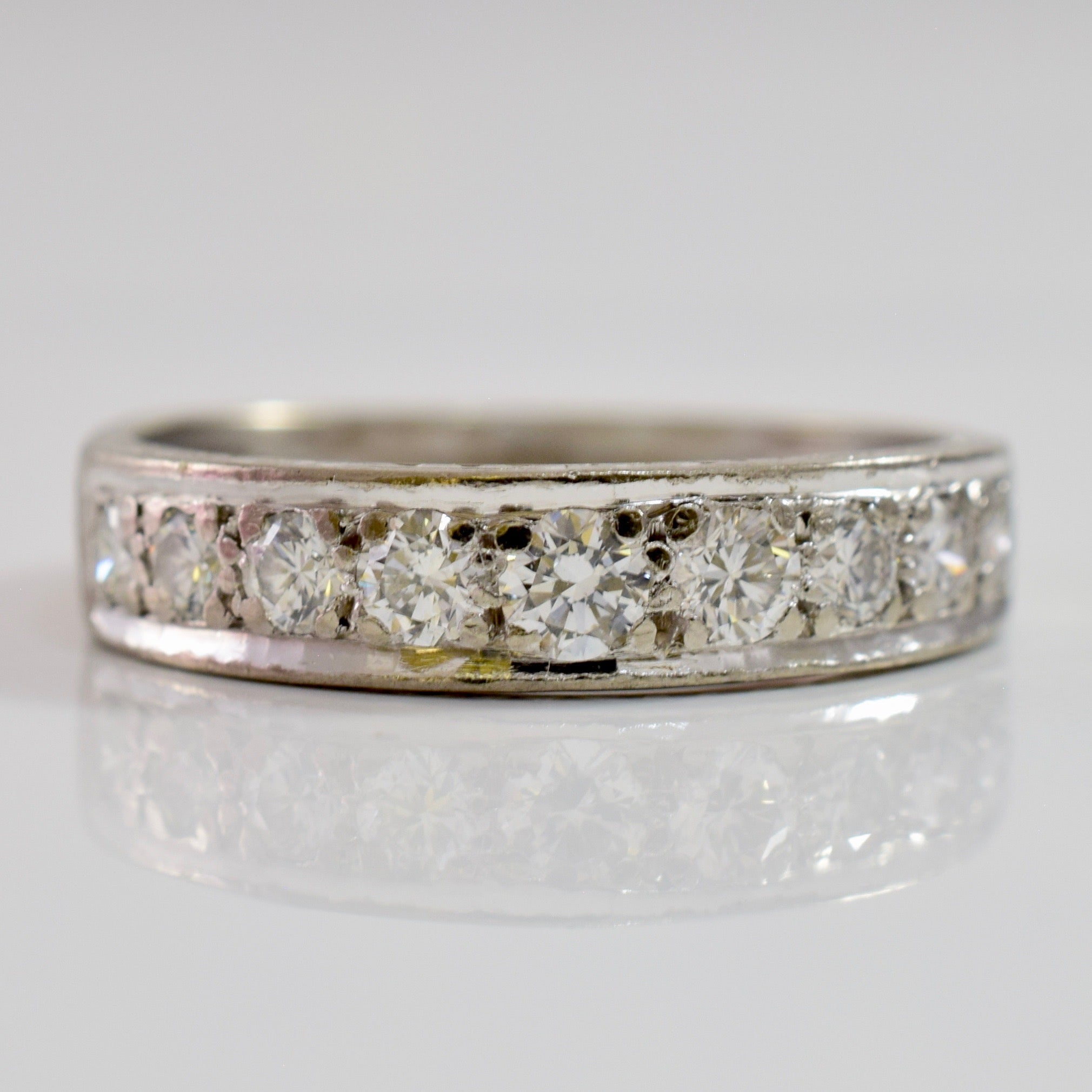 Channel Set Diamond Band | 0.58 ctw SZ 7.5 |