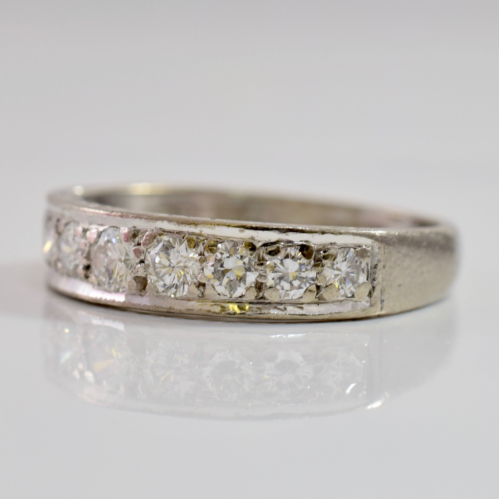 Channel Set Diamond Band | 0.58 ctw SZ 7.5 |