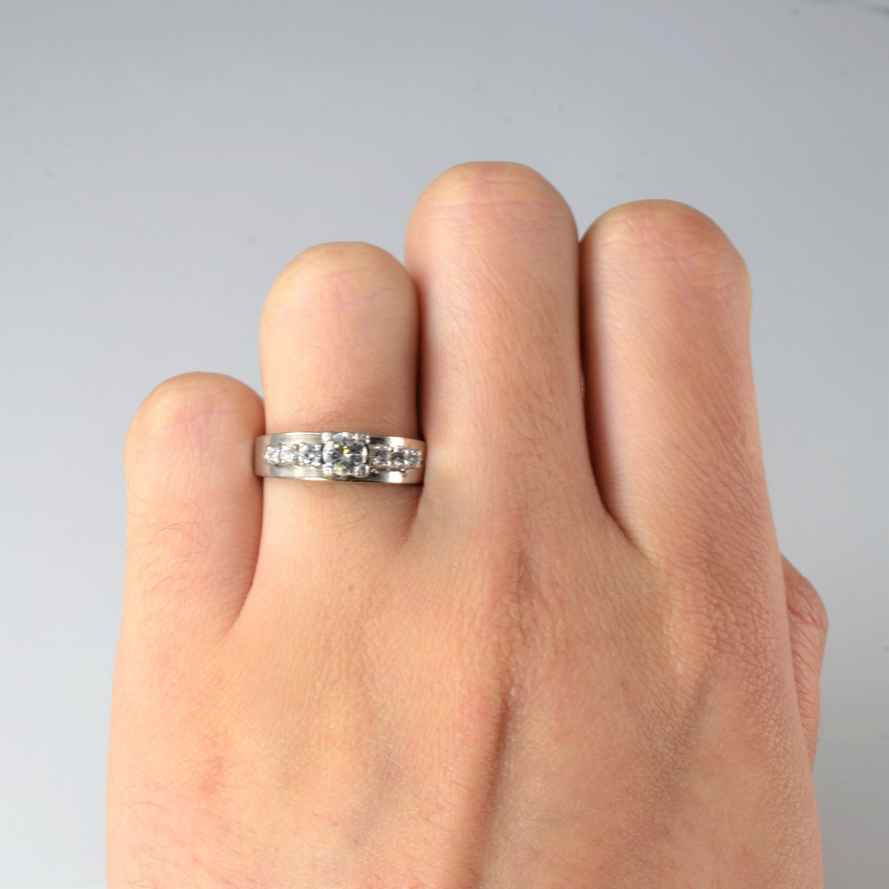 High Set Diamond Ring | 0.43ctw | SZ 5.75 |