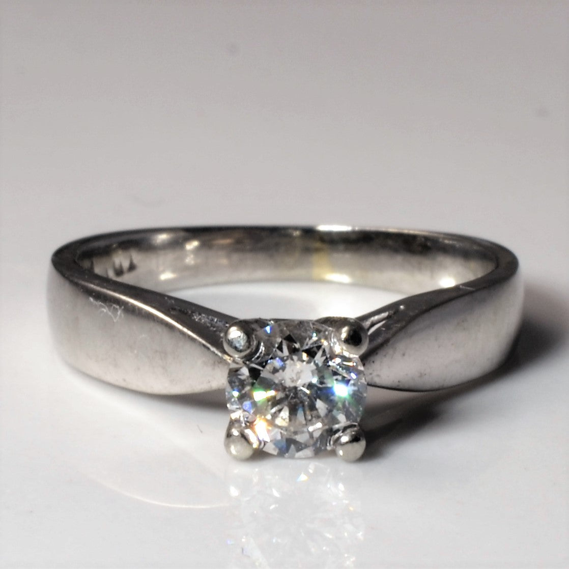 Solitaire Diamond Engagement Ring | 0.43ct | SZ 4.25 |