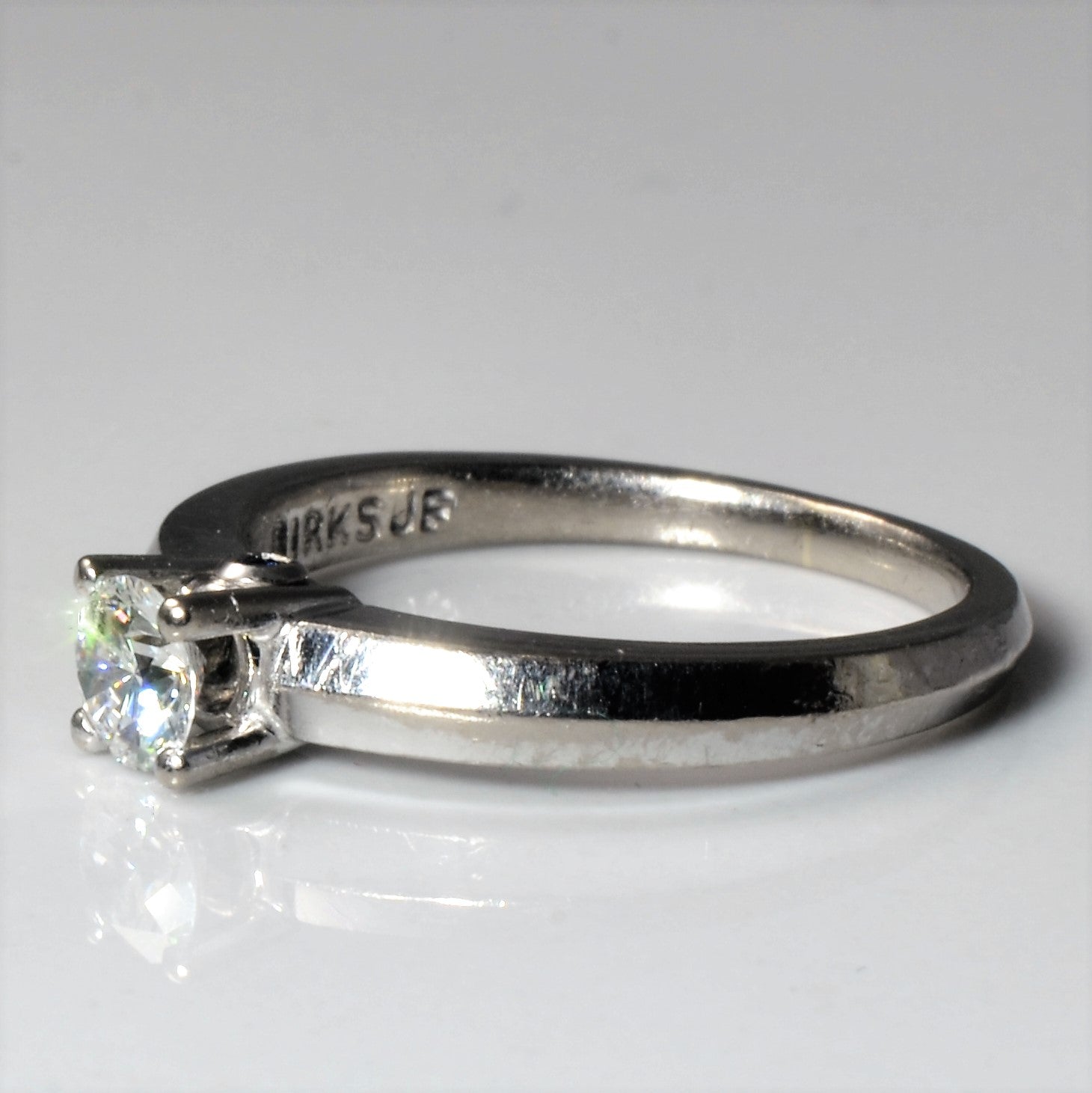 Birks' Knife Edge Diamond Ring | 0.01ctw, 0.30ct | SZ 5.75 |