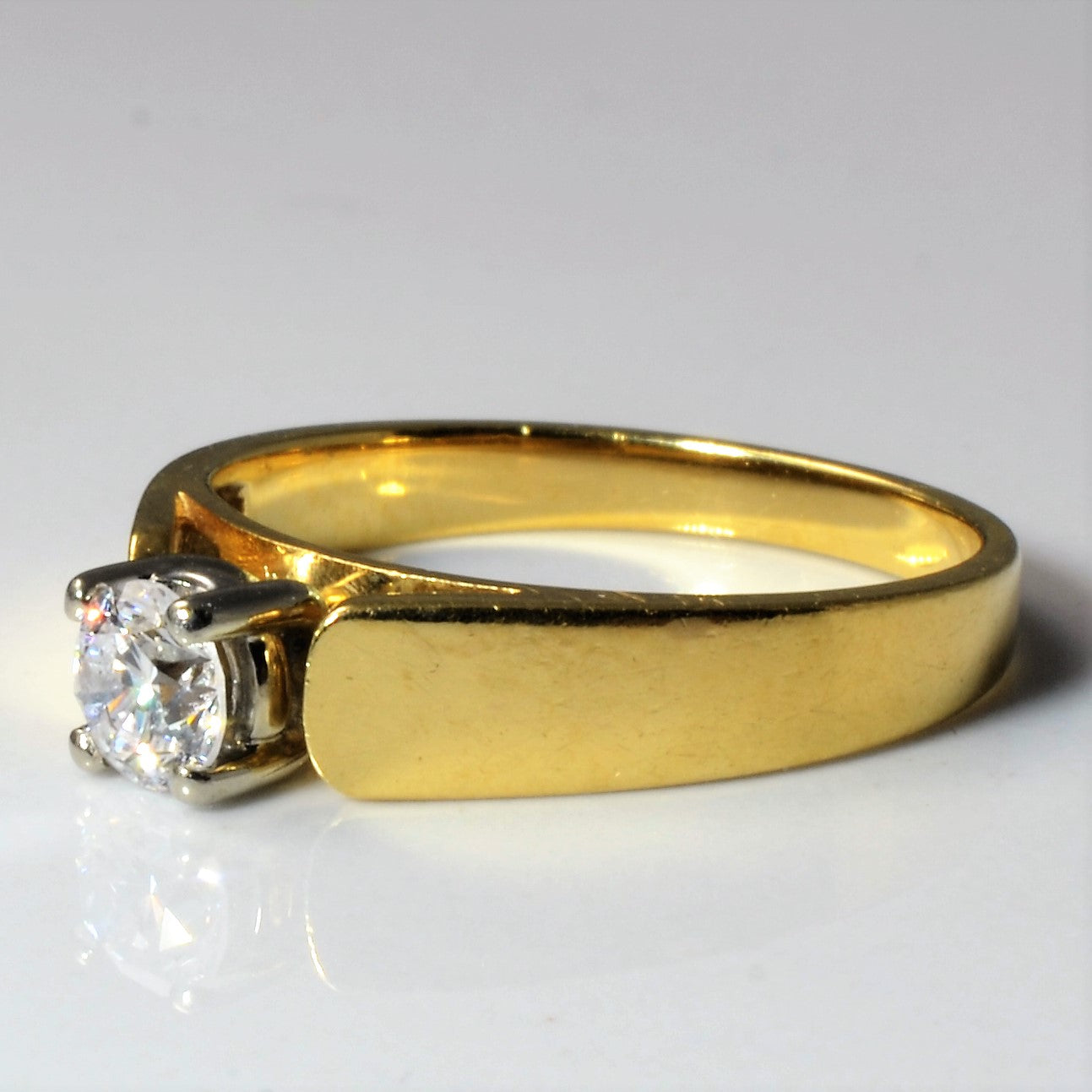 Solitaire Diamond Engagement Ring | 0.31ct | SZ 6 |