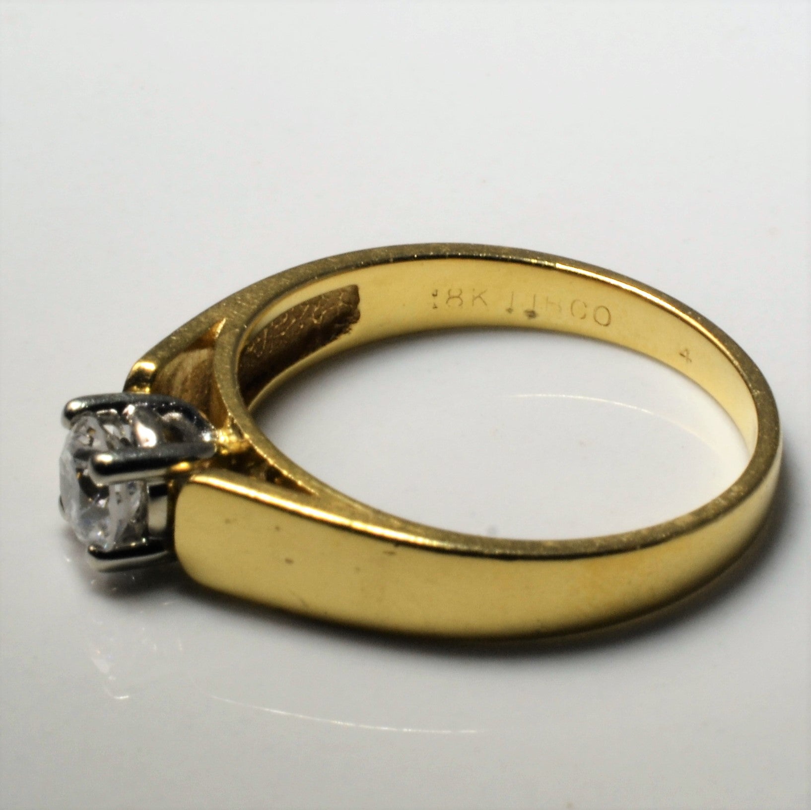 Solitaire Diamond Engagement Ring | 0.31ct | SZ 6 |