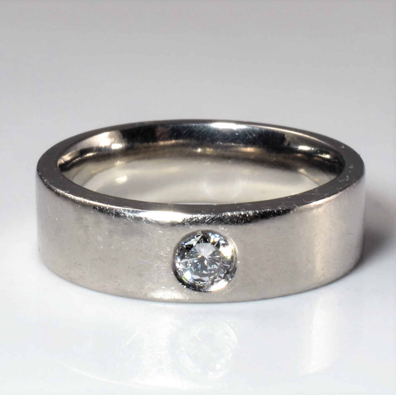 Flush Set Diamond Band | 0.25ct | SZ 8.75 |