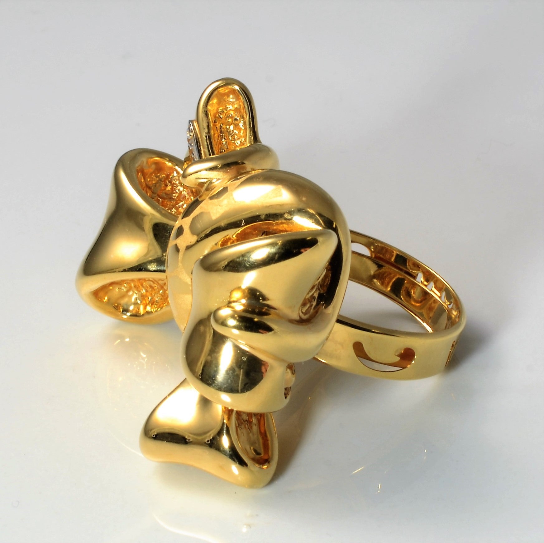 Raika' Hollow Bow Ring | SZ 9.75 |