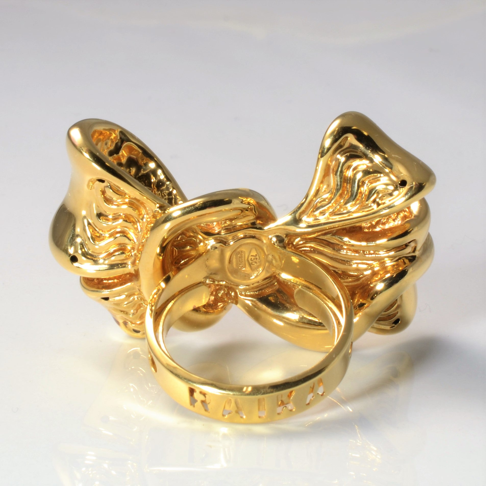 Raika' Hollow Bow Ring | SZ 9.75 |