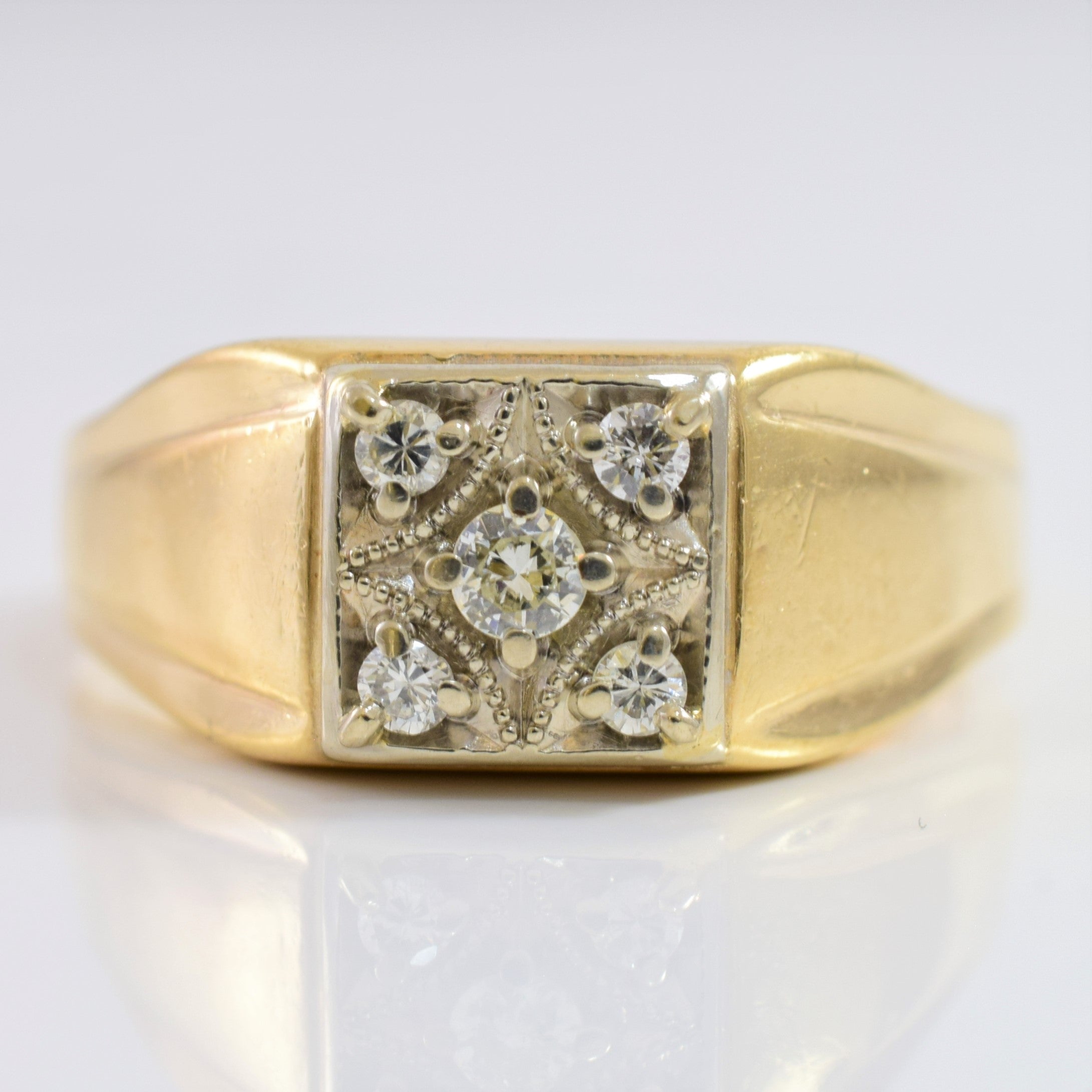 Ornate Diamond Ring | 0.21 ctw SZ 11.25 |
