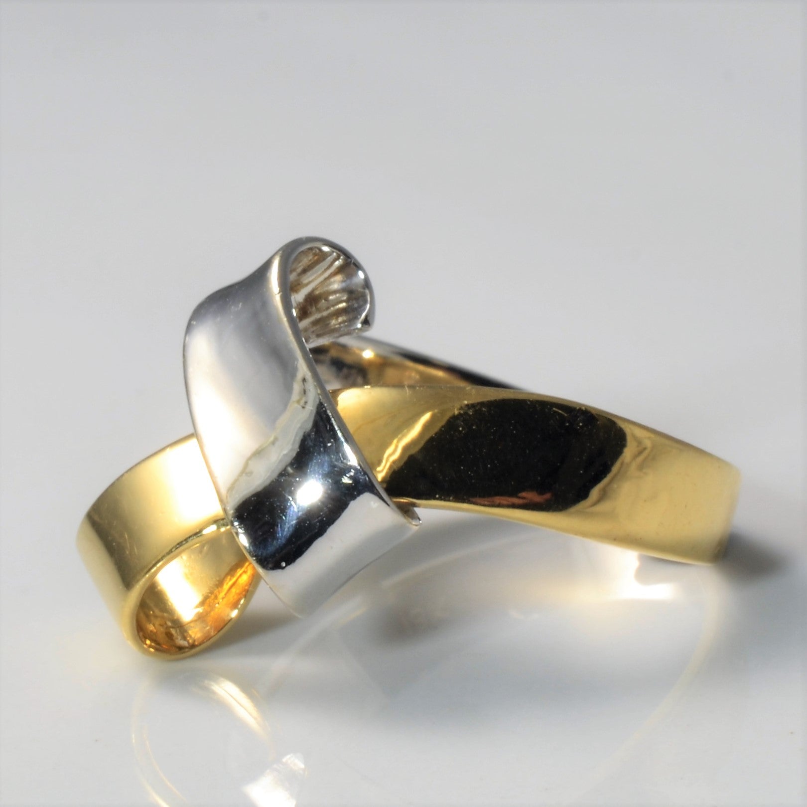 Two Tone Gold Knot Ring | SZ 8.25 |