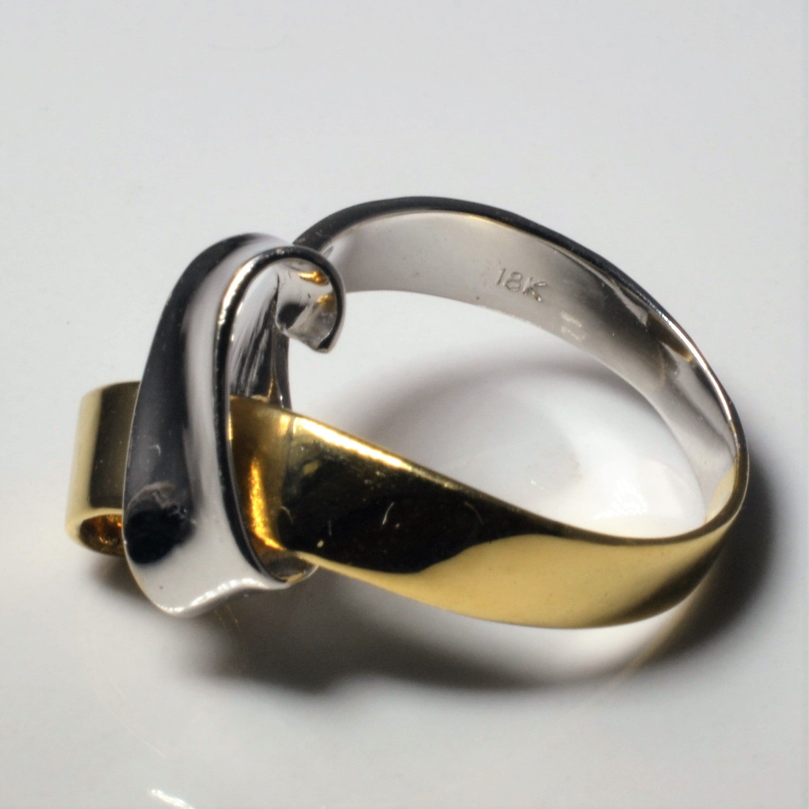 Two Tone Gold Knot Ring | SZ 8.25 |