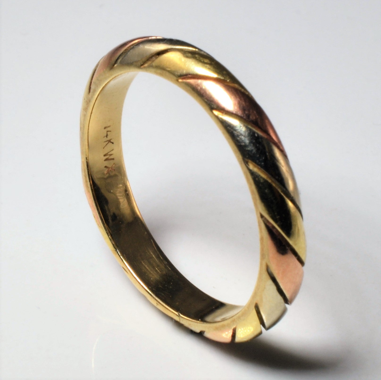 Tri Tone Gold Rope Band | SZ 11 |