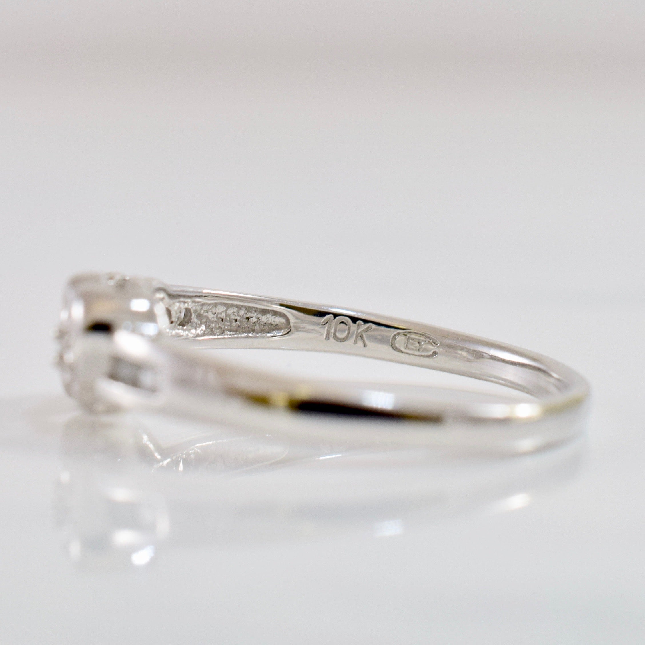 Diamond Heart Promise Ring | 0.05 ctw SZ 6.5 |