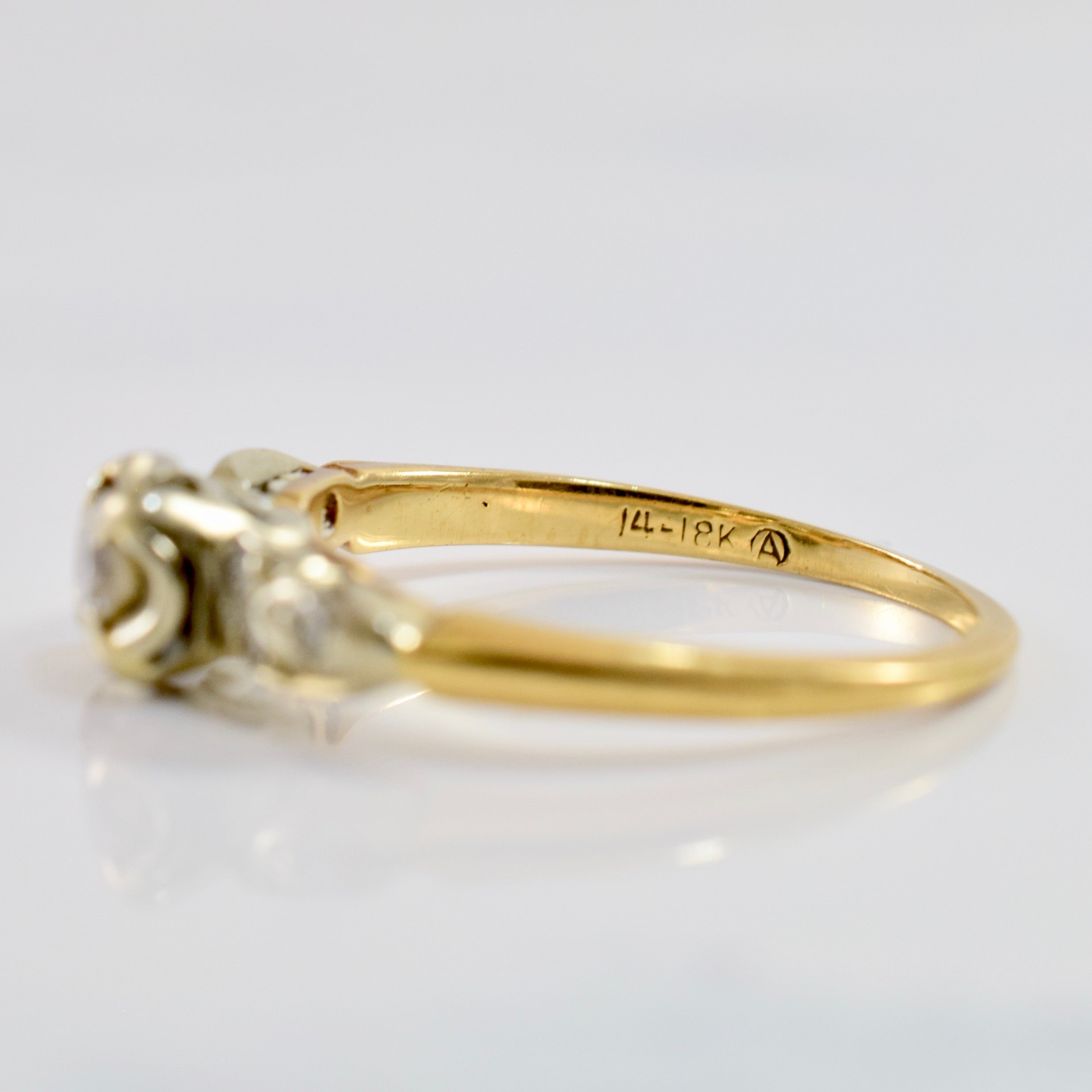 Vintage Engagement Ring | 0.23 ctw SZ 5.75 |