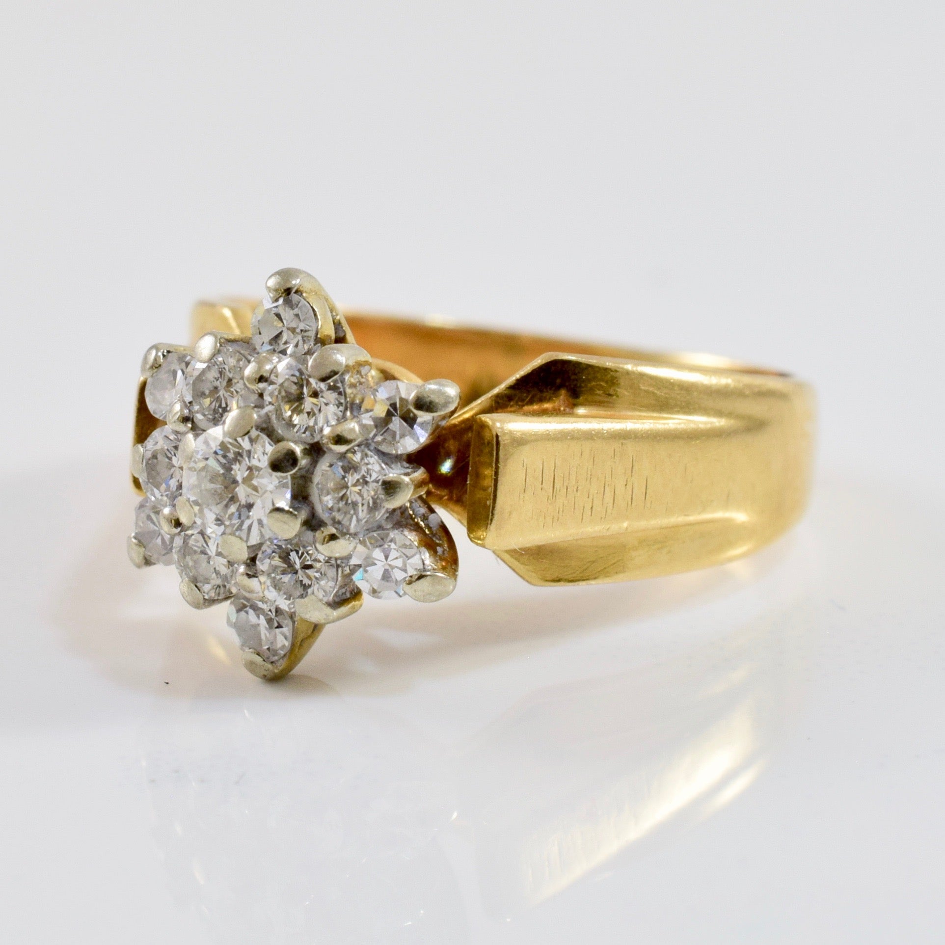 Starburst Diamond Cluster Ring | 0.40 ctw SZ 4 |