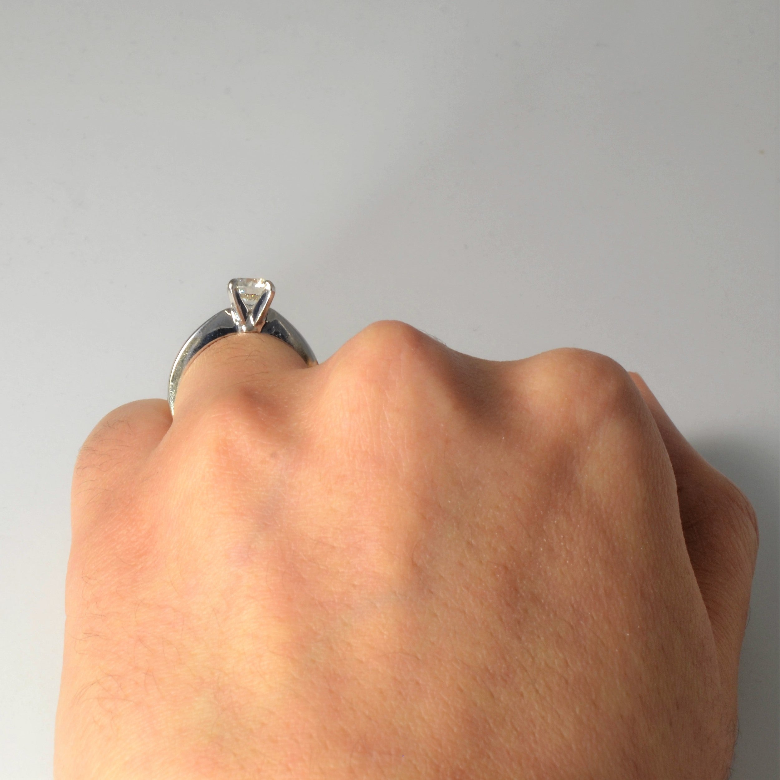 Solitaire Diamond Engagement Ring | 0.82ct | SZ 4.5 |