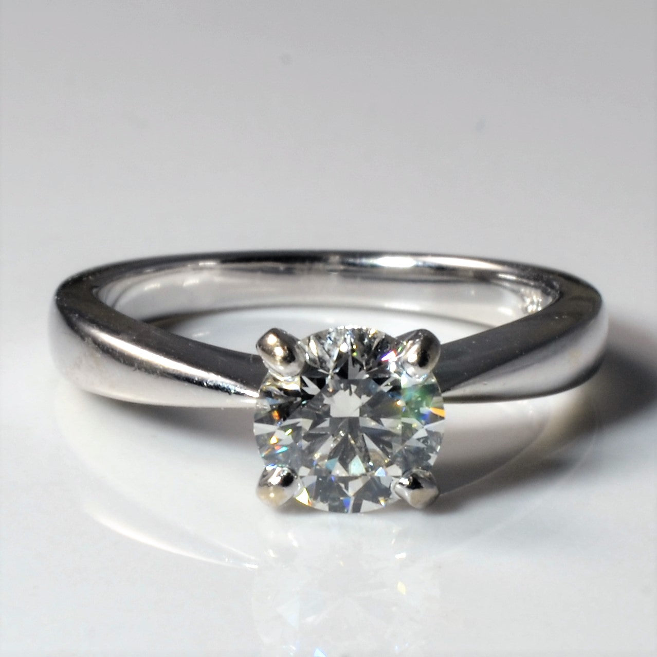 Solitaire Diamond Engagement Ring | 0.82ct | SZ 4.5 |