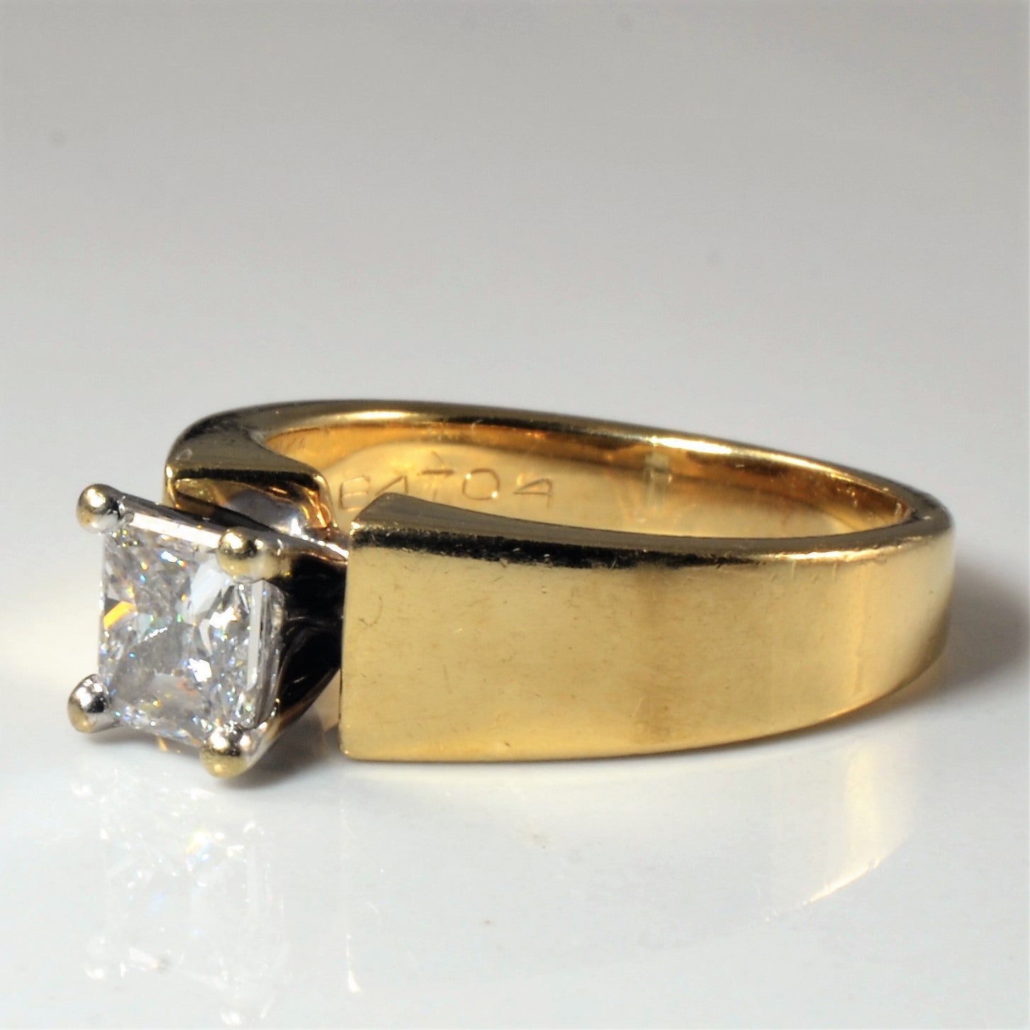 Tapered Princess Diamond Engagement Ring | 1.08ct | SZ 7 |