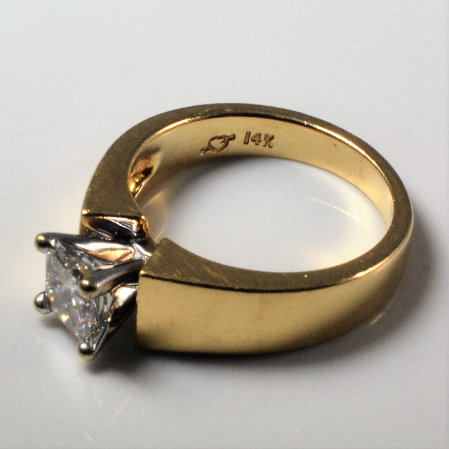 Tapered Princess Diamond Engagement Ring | 1.08ct | SZ 7 |