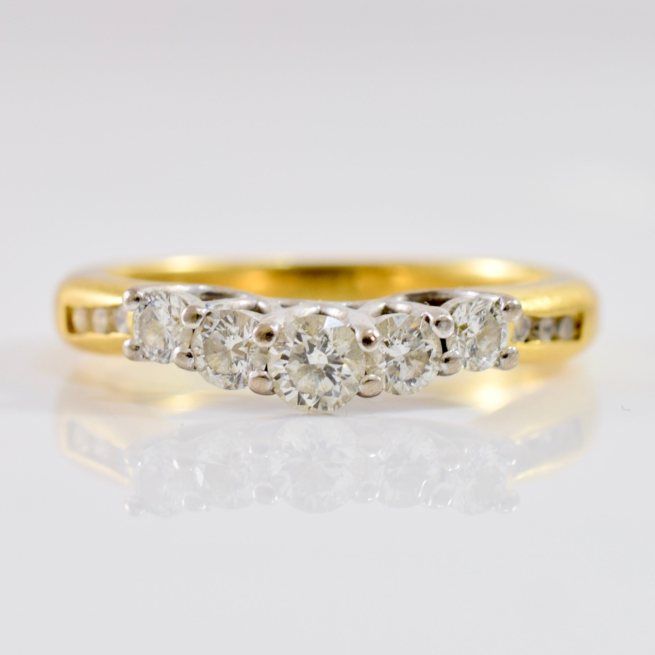 Five Stone Diamond Ring | 0.48 ctw SZ 6 |