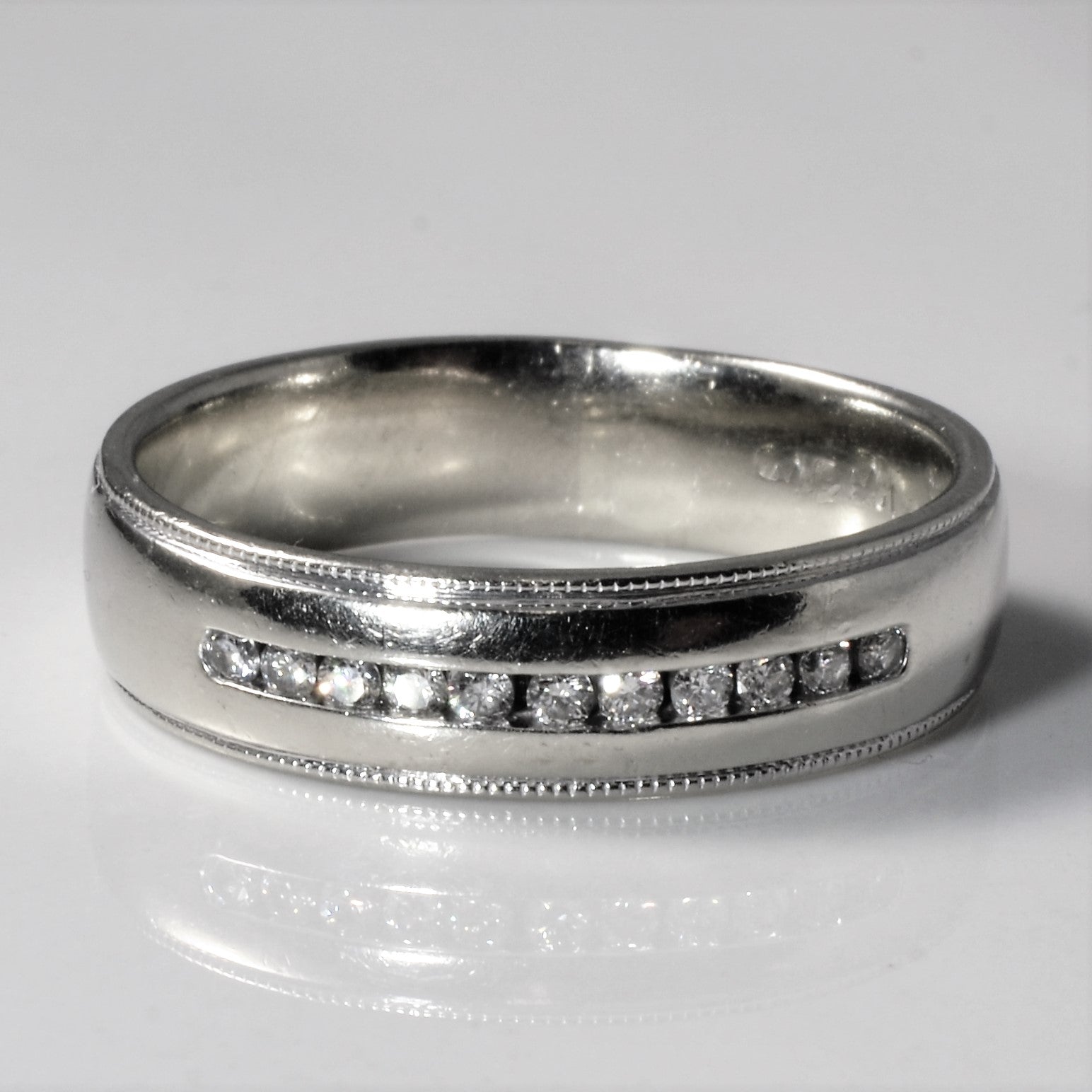 Channel Set Diamond Band | 0.22ctw | SZ 11.5 |