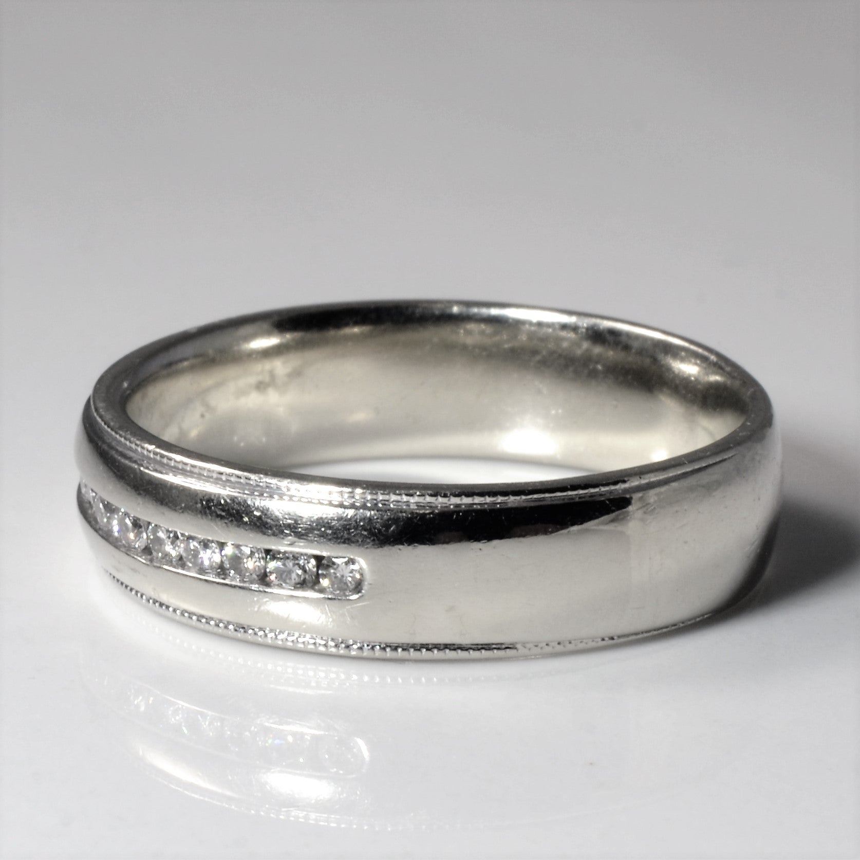 Channel Set Diamond Band | 0.22ctw | SZ 11.5 |