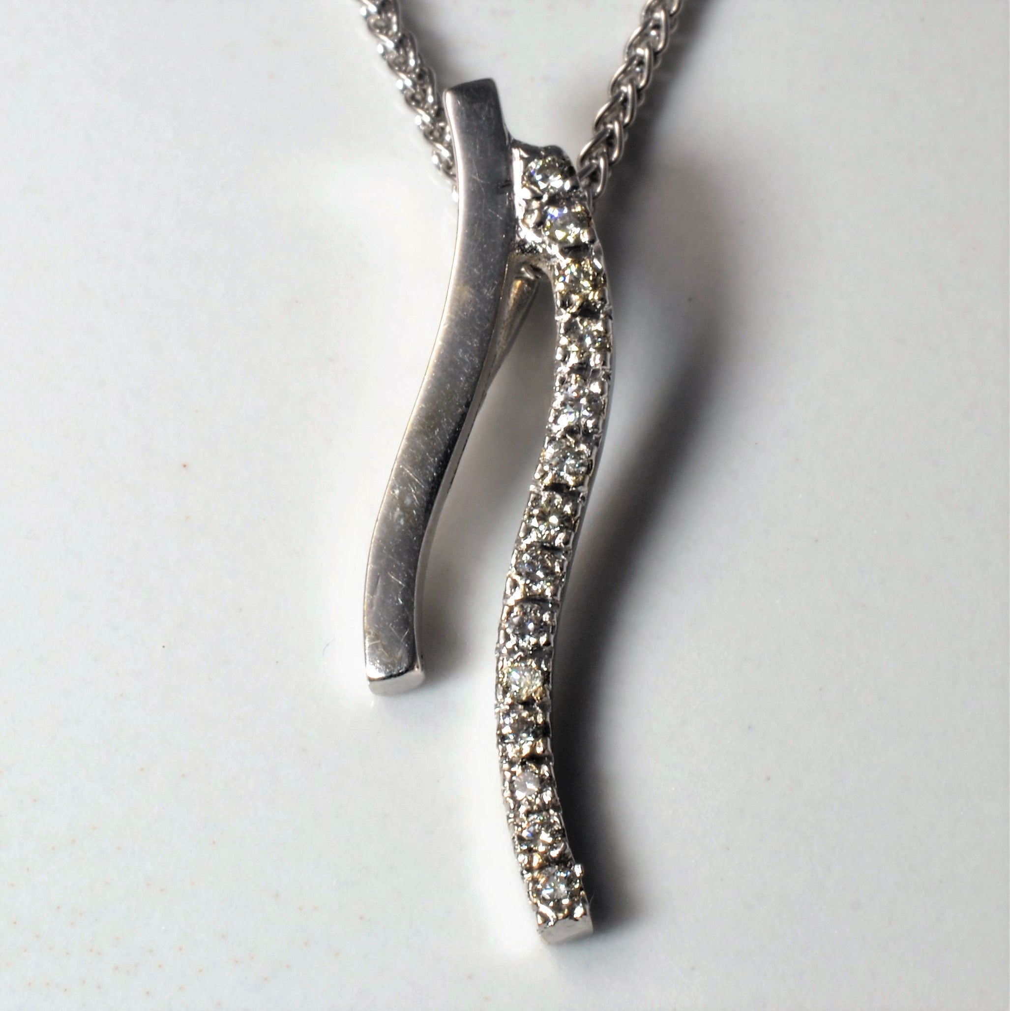 Journey Diamond Necklace | 0.14ctw | 18" |