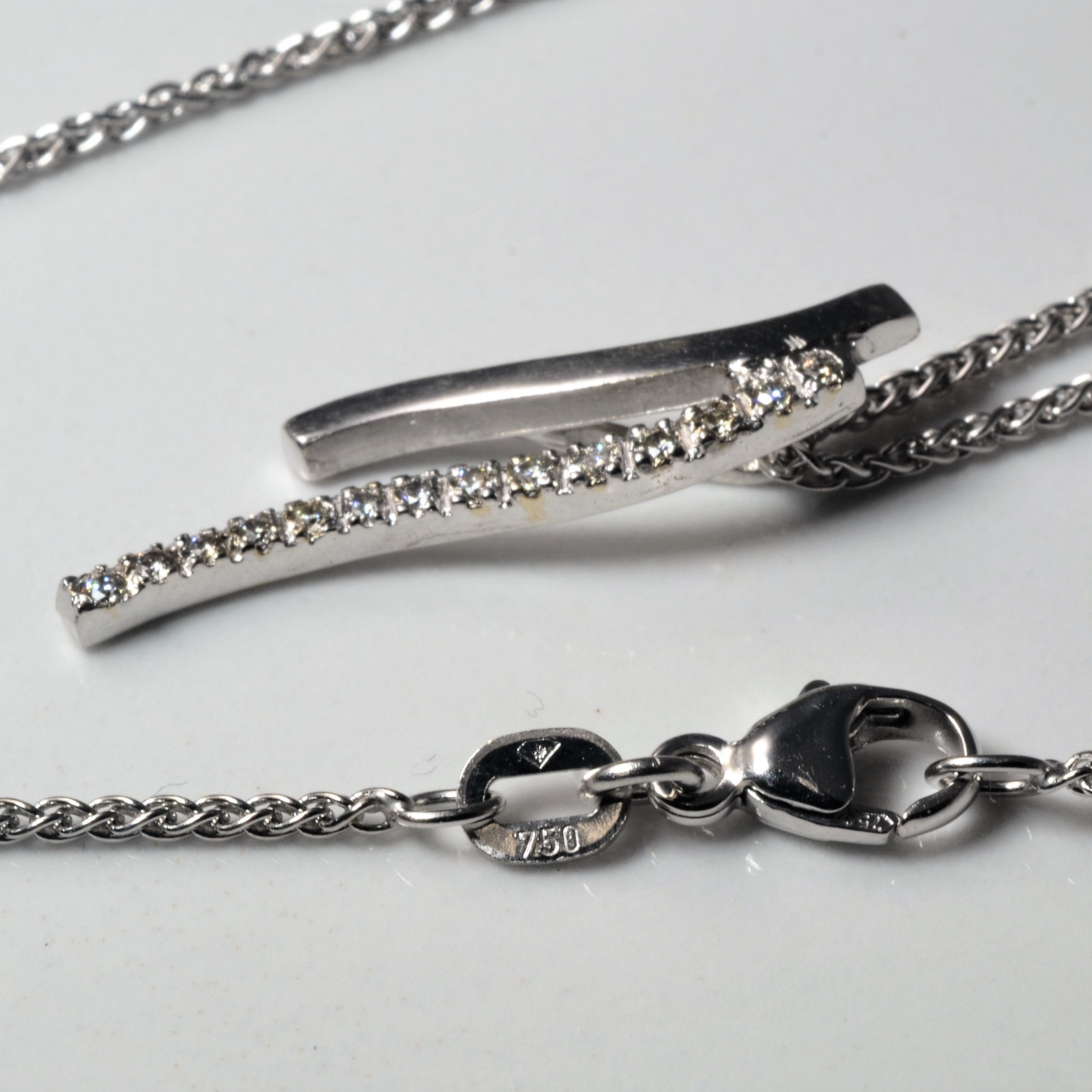 Journey Diamond Necklace | 0.14ctw | 18" |