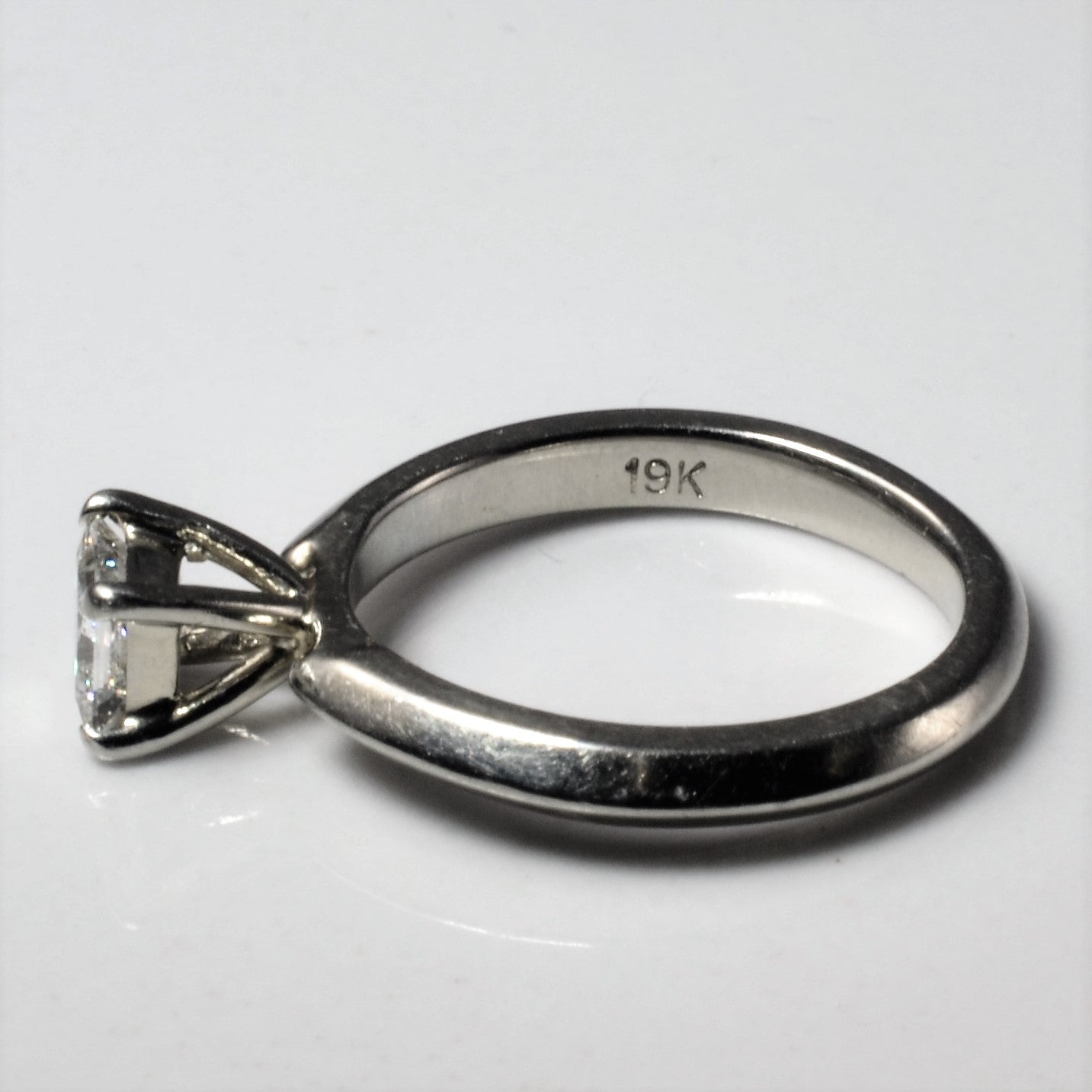 Knife Edge Princess Cut Diamond Ring | 0.35ct | SZ 3 |