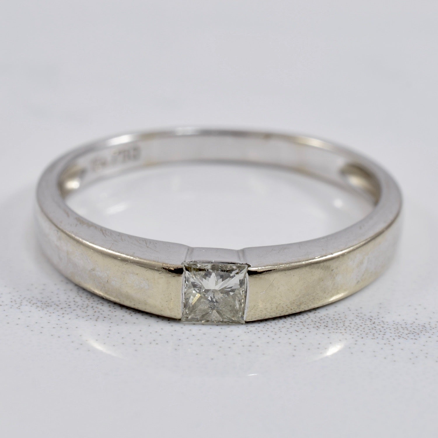Bague en diamant taille princesse | 0,15 ct Taille 7 |